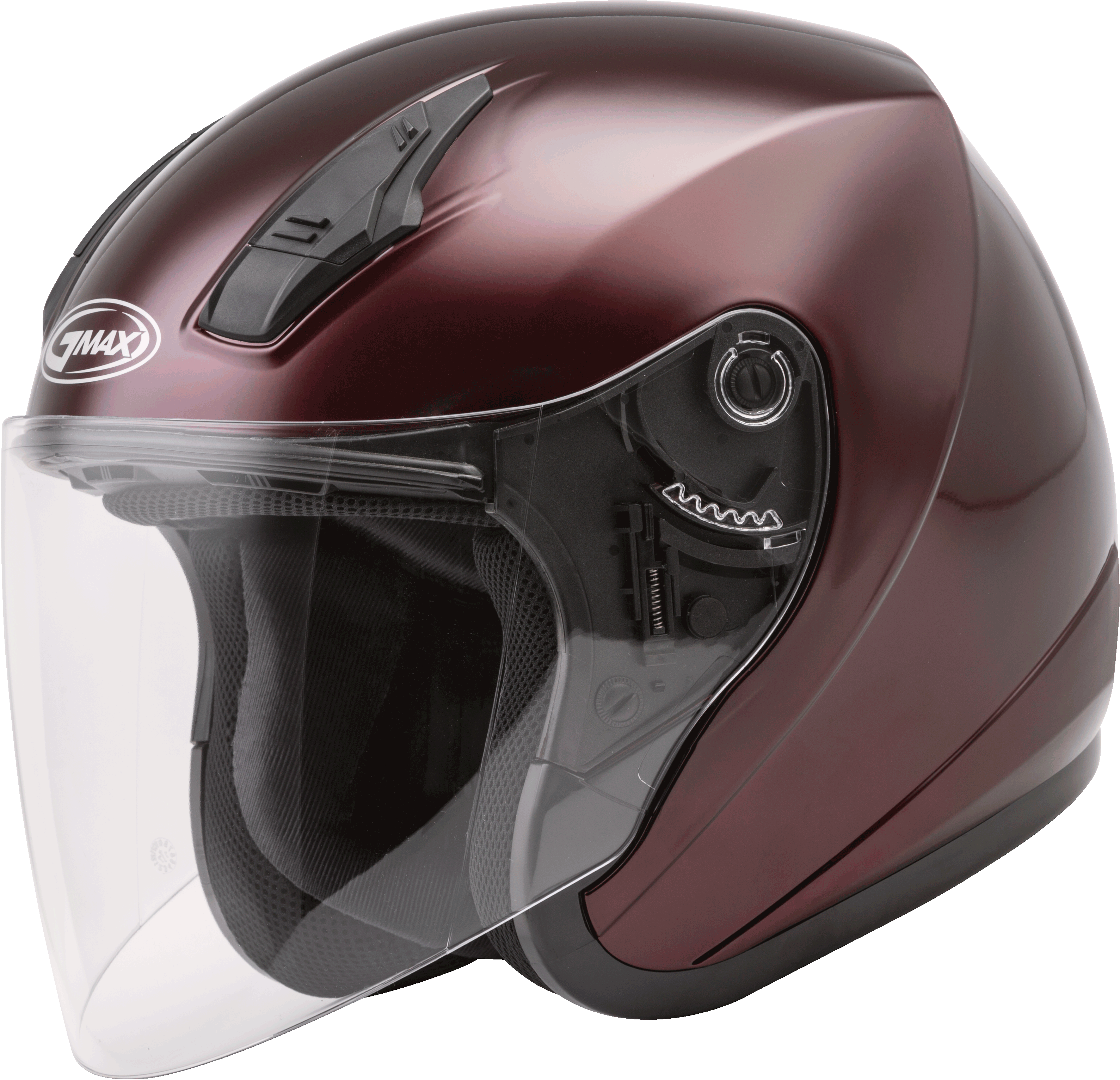 OF-17 OPEN-FACE HELMET WINE RED SM