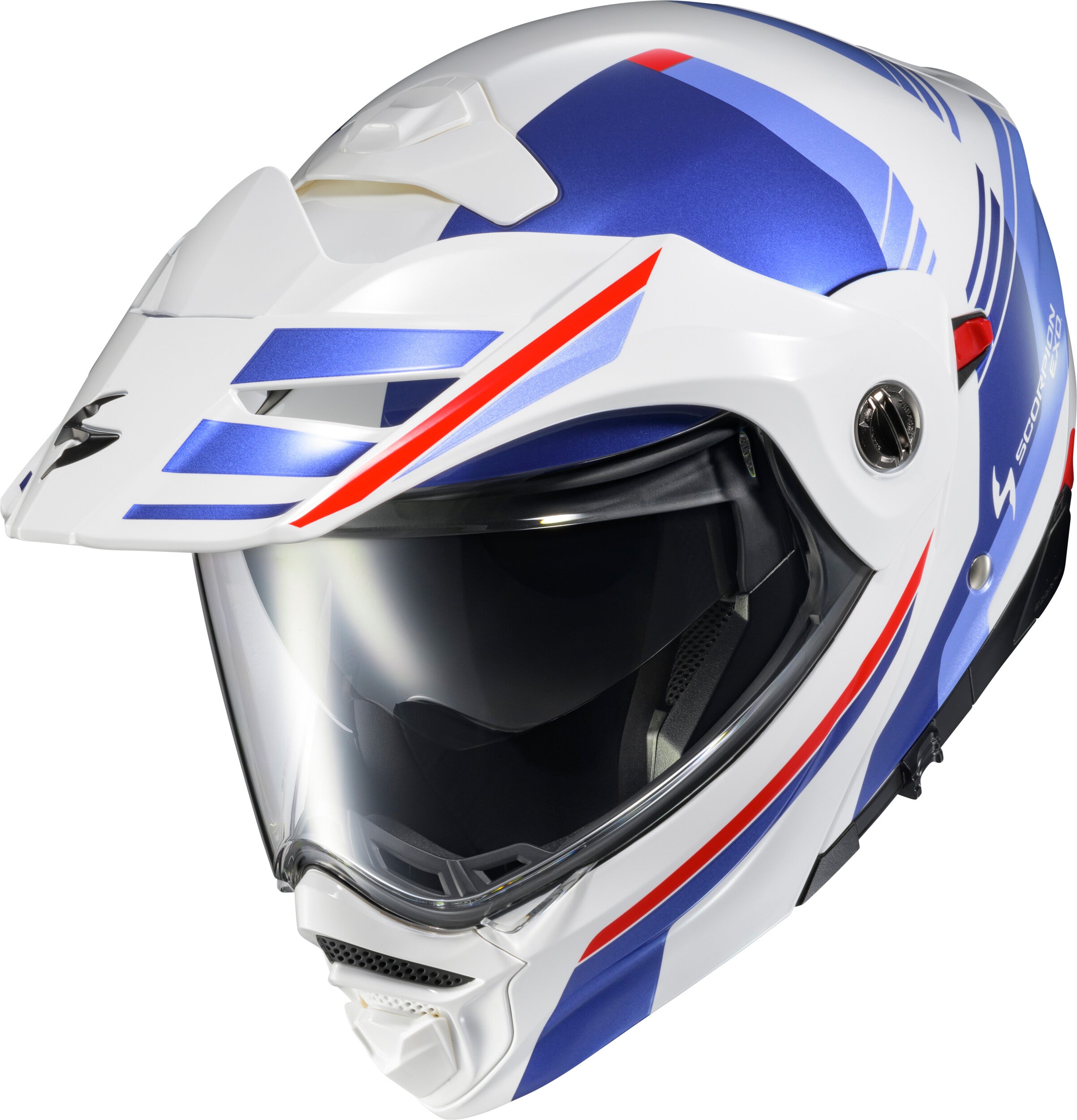 EXO-AT960 MODULAR HELMET MONK WHITE/BLUE XL