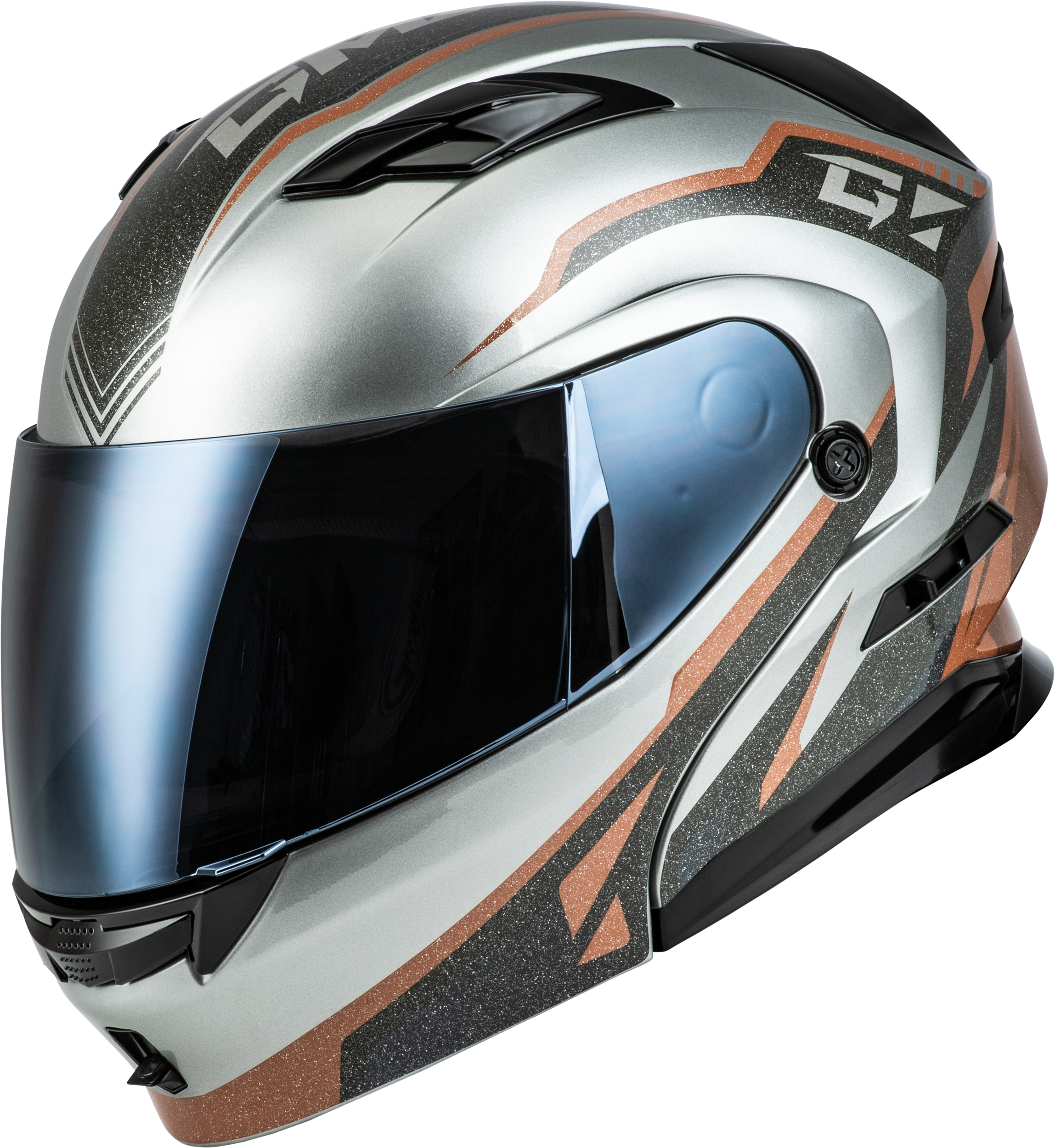 MD-01 VOLTA HELMET GREY/BLACK/COPPER METALLIC 2X
