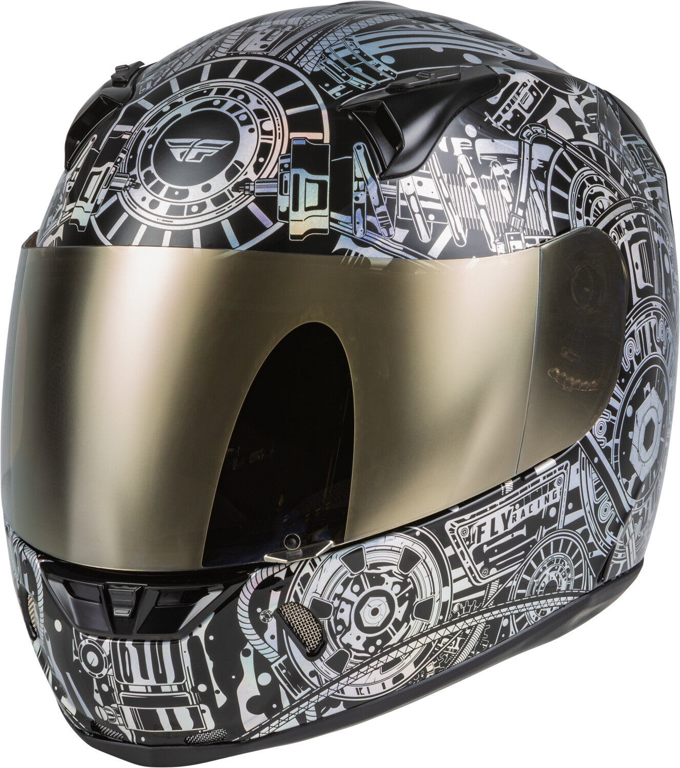 REVOLT MATRIX HELMET IRIDESCENT XL