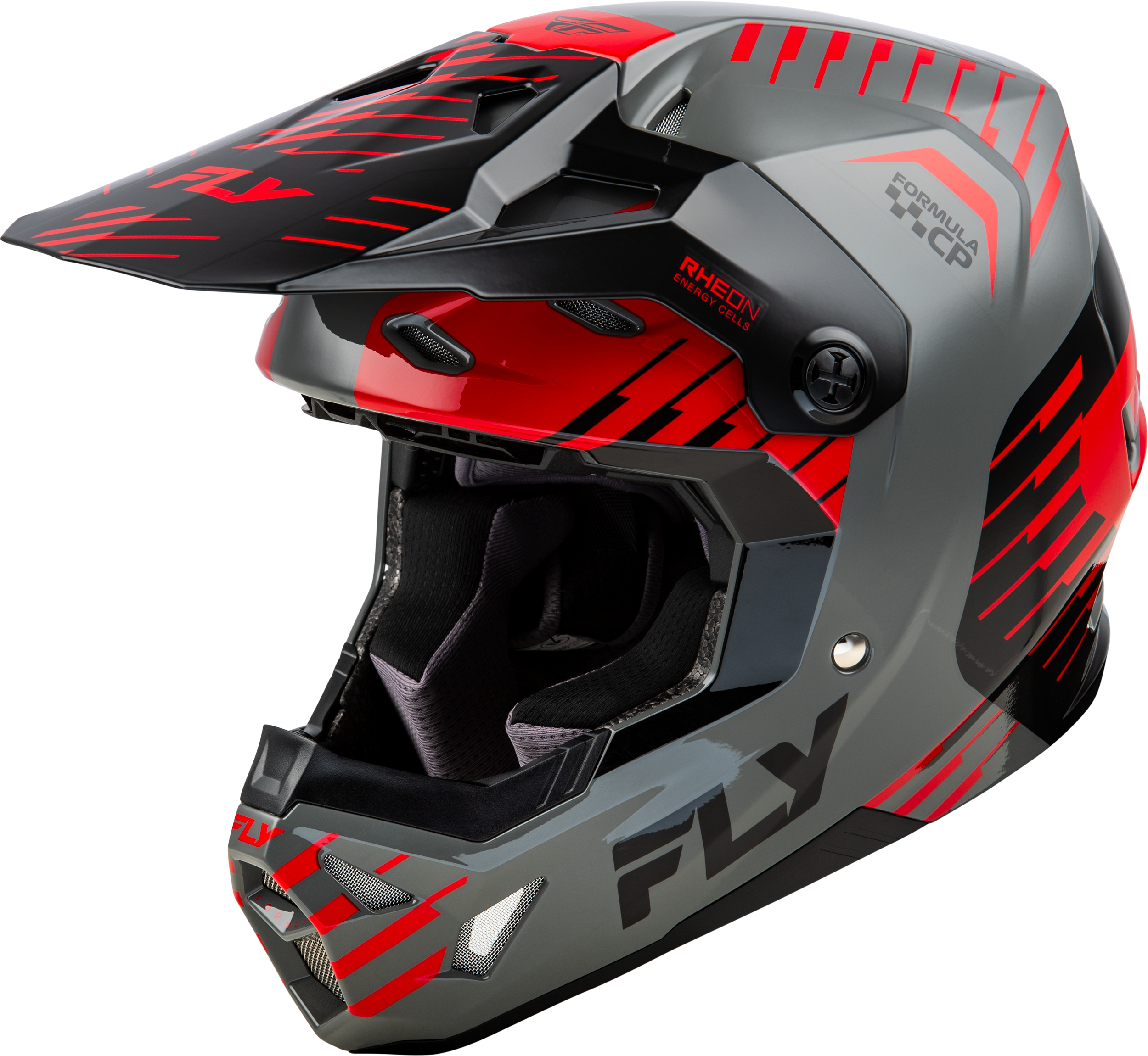 FORMULA CP SLICE HELMET GREY/RED/BLACK MD