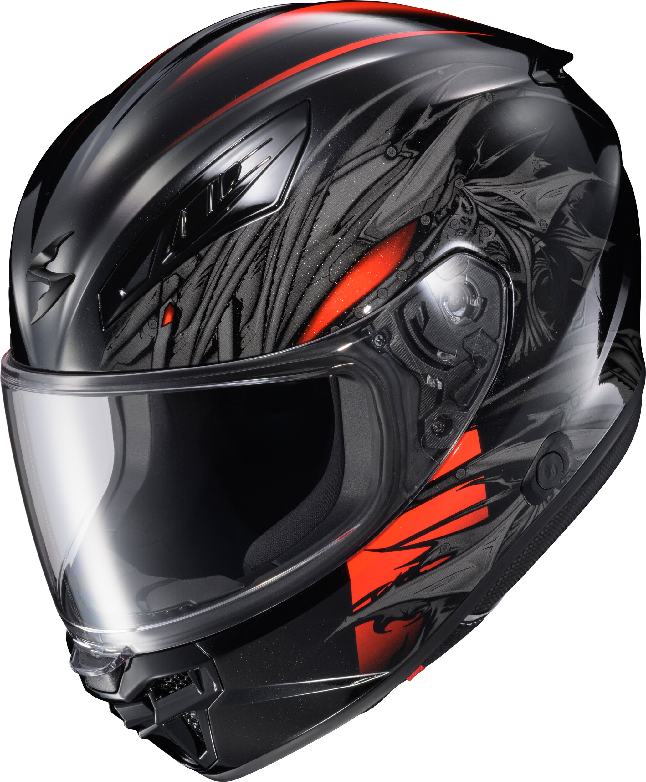 EXO-R430 FULL FACE HELMET WYVERN BLK/RED MD