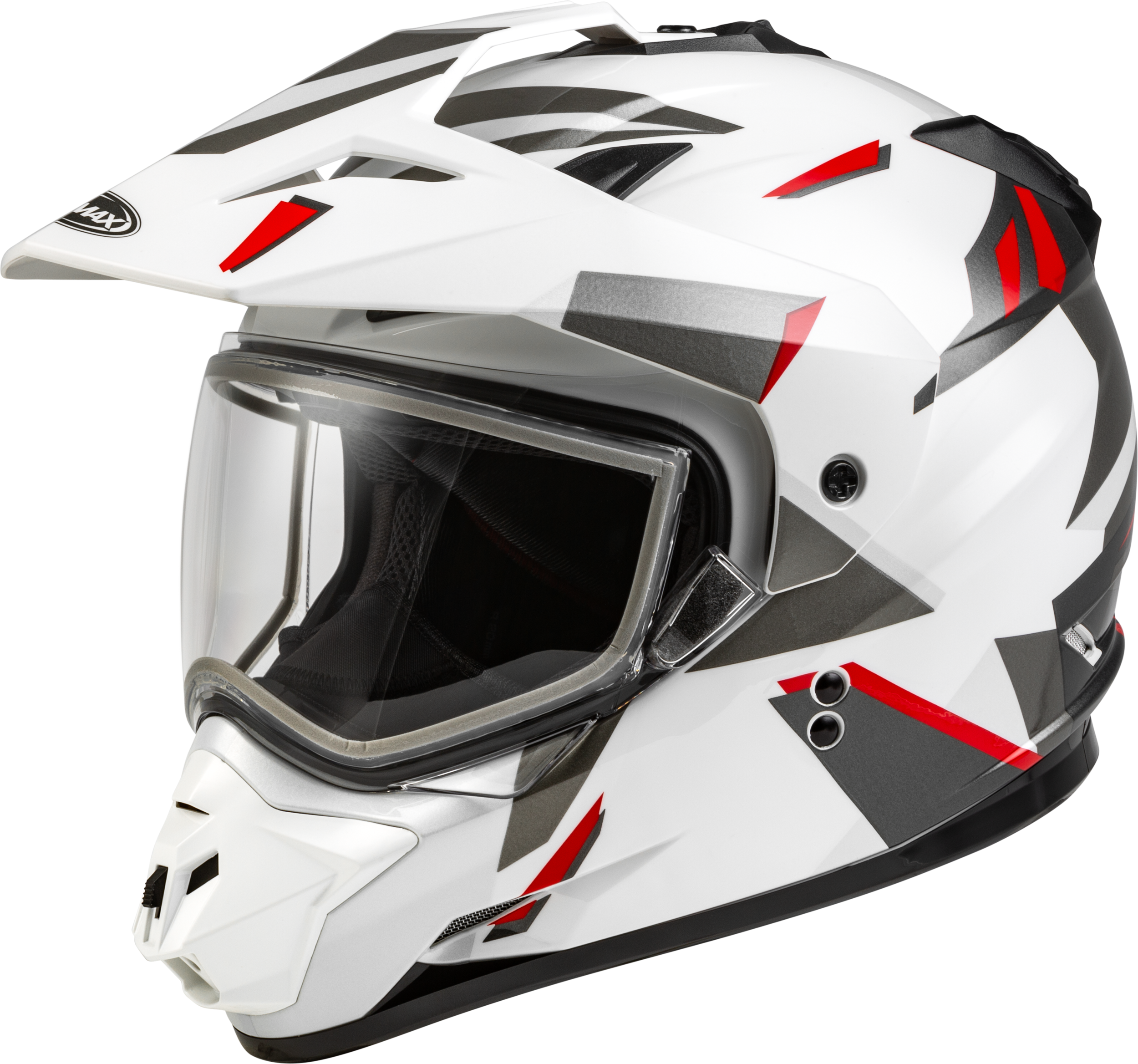 GM-11S RIPCORD ADVENTURE SNOW HELMET WHITE/GREY/RED XL