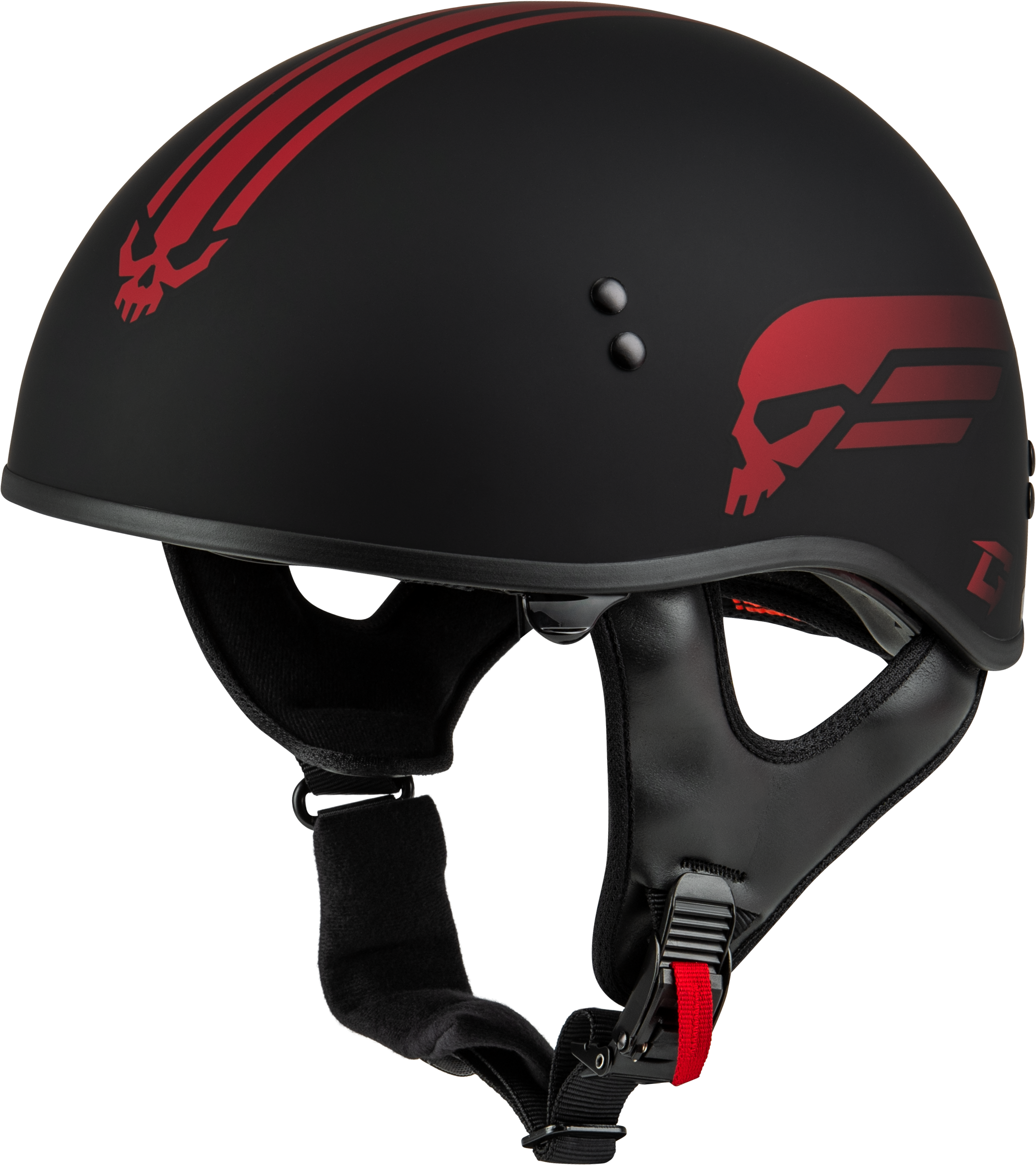 HH-65 RETRIBUTION HELMET MATTE BLACK/RED XL