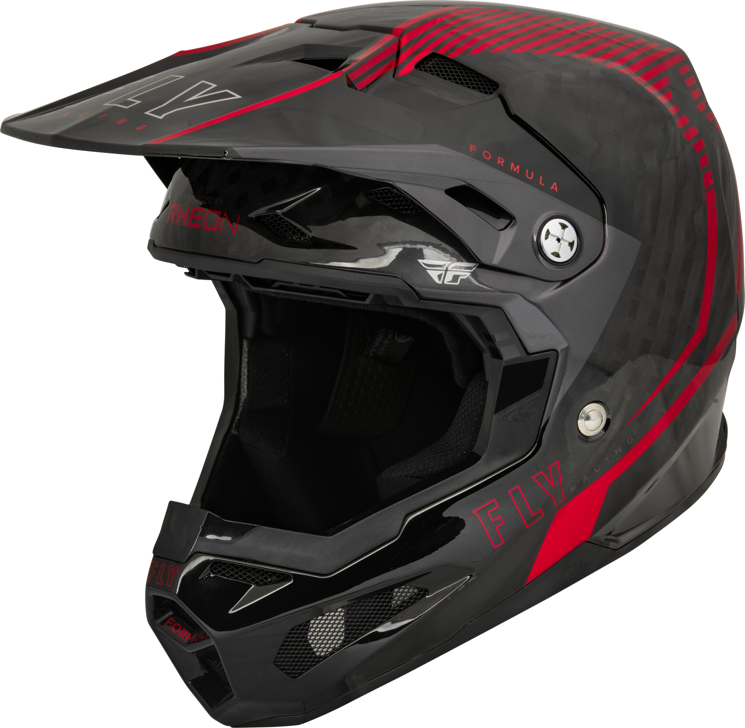 FORMULA CARBON TRACER HELMET RED/BLACK MD