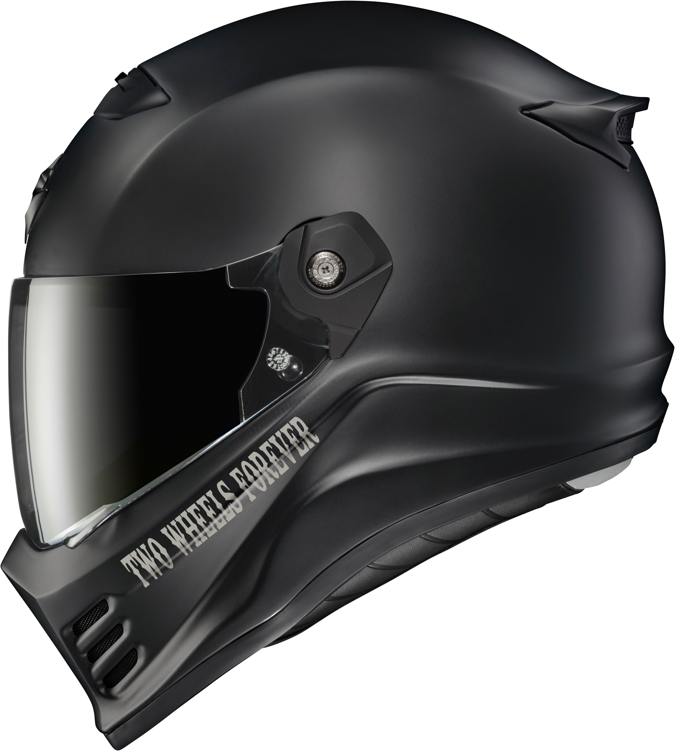 COVERT FX FULL FACE HELMET VTWIN VISIONARY MATTE BLACK XS