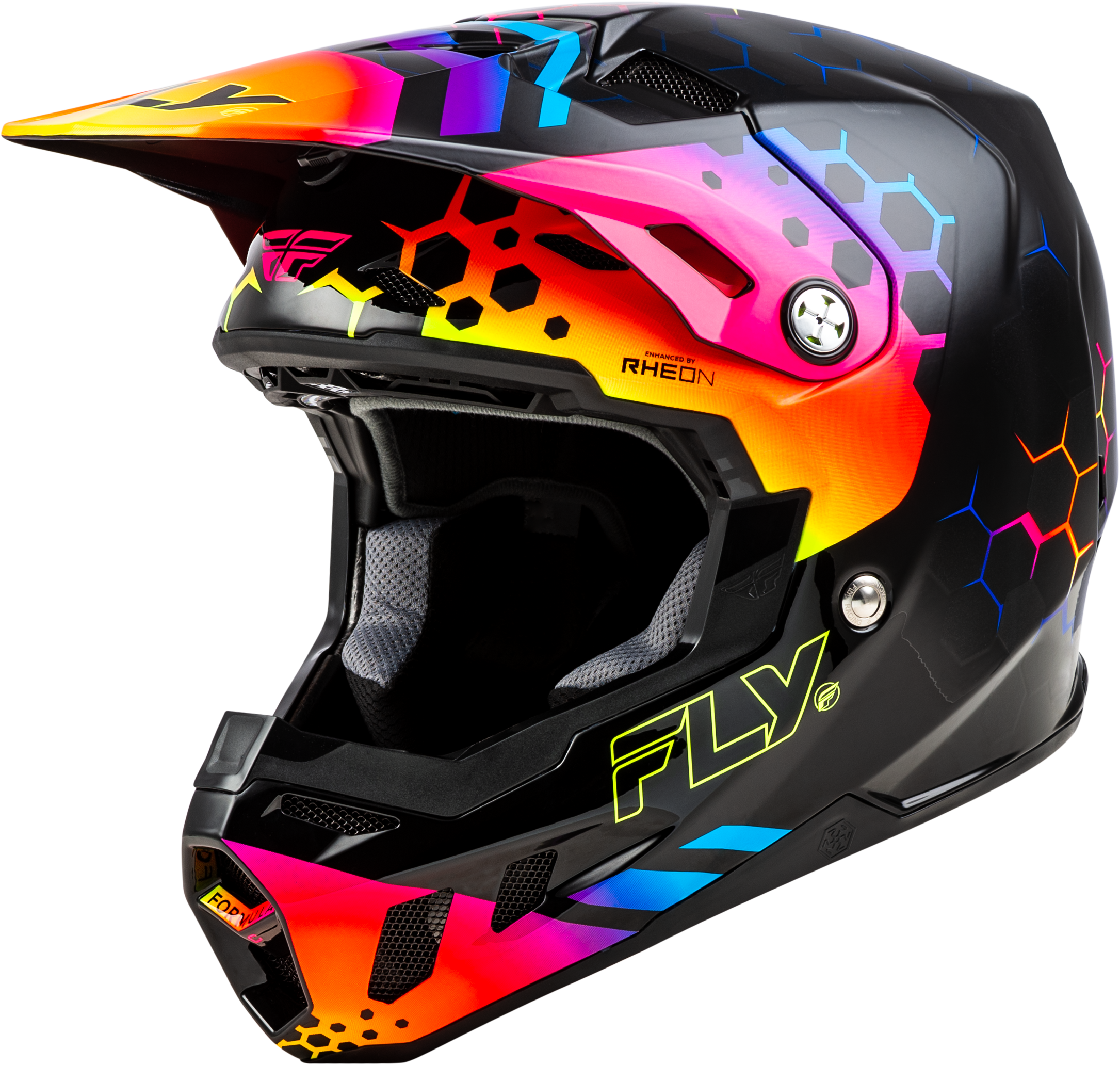 YOUTH FORMULA CC TEKTONIC HELMET BLACK/SUNSET YL