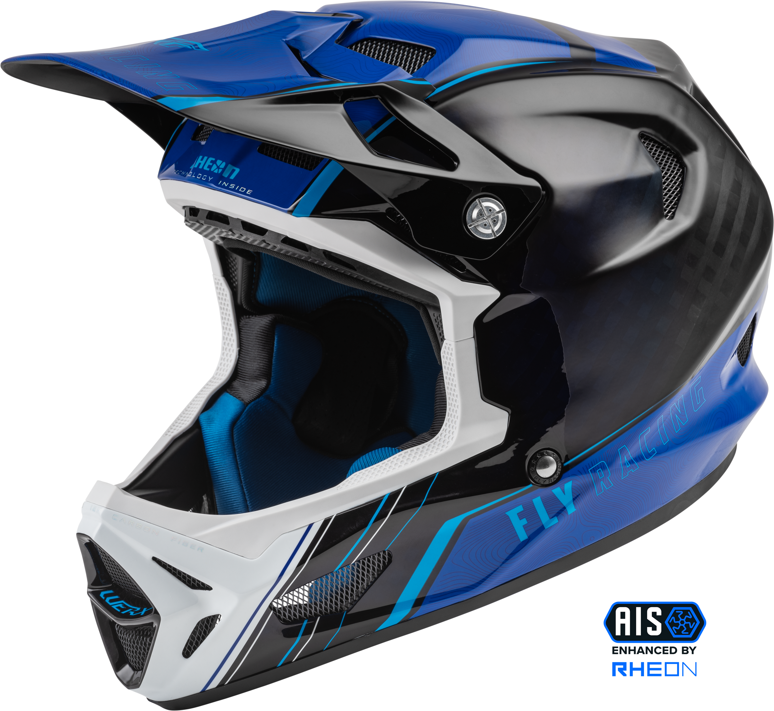 WERX-R HELMET BLUE/CARBON 2X
