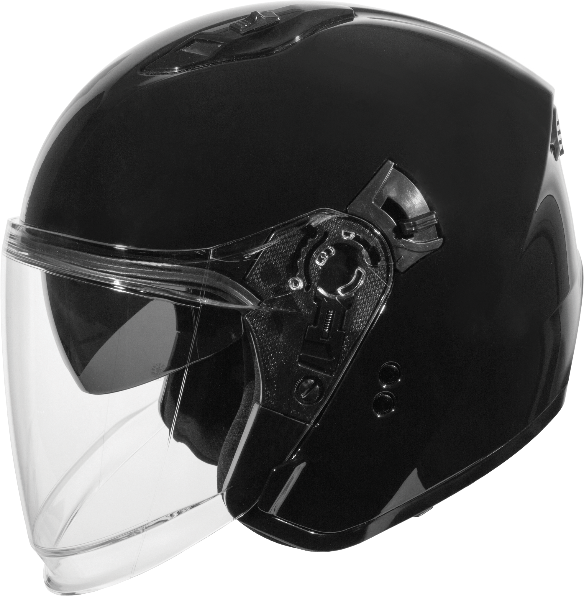 OF-87 HELMET W/LED LIGHT BLACK SM