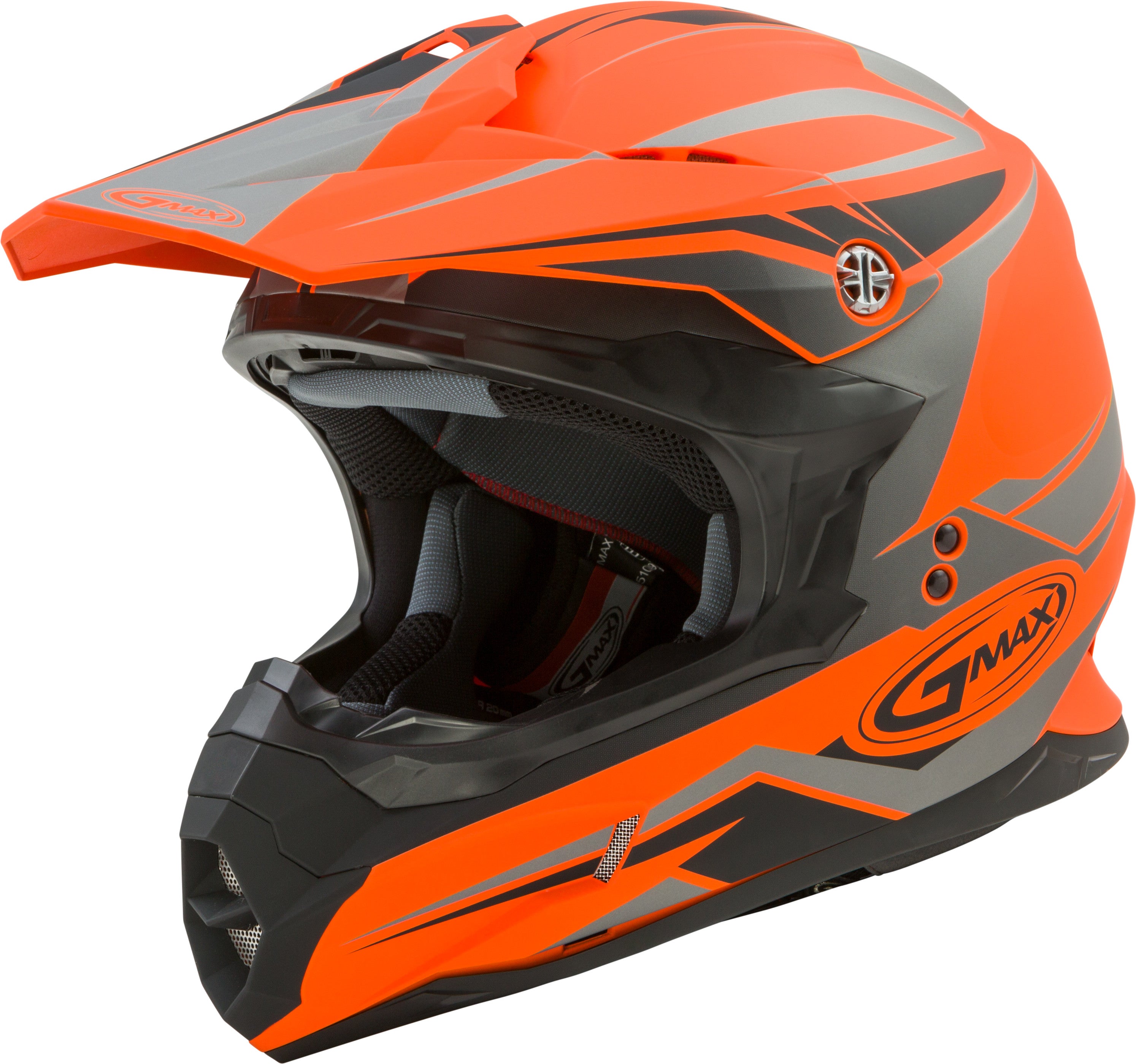 MX-86 OFF-ROAD REVOKE HELMET MATTE ORANGE/BLACK SM