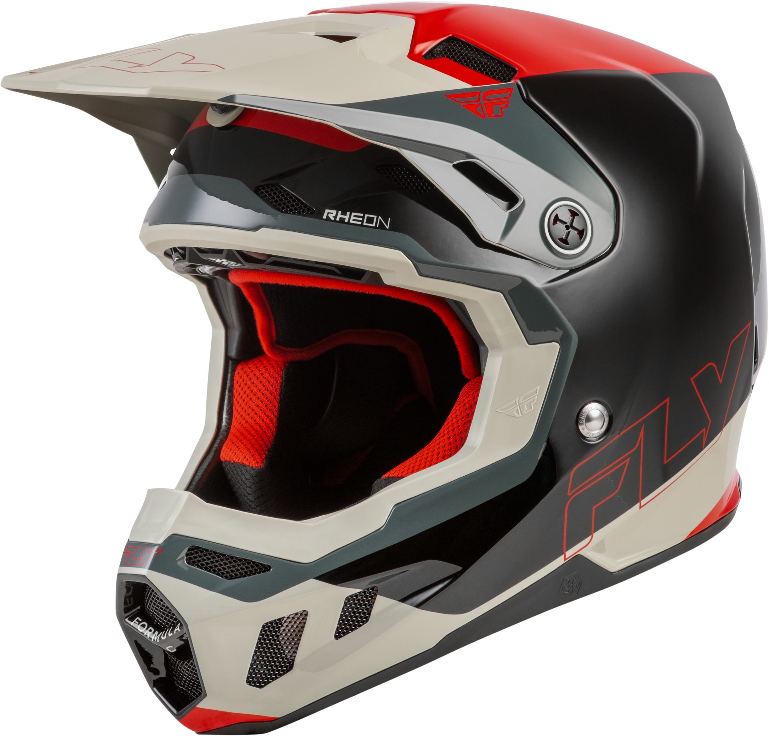FORMULA CC GLIDE HELMET BLACK/RED/GREY LG