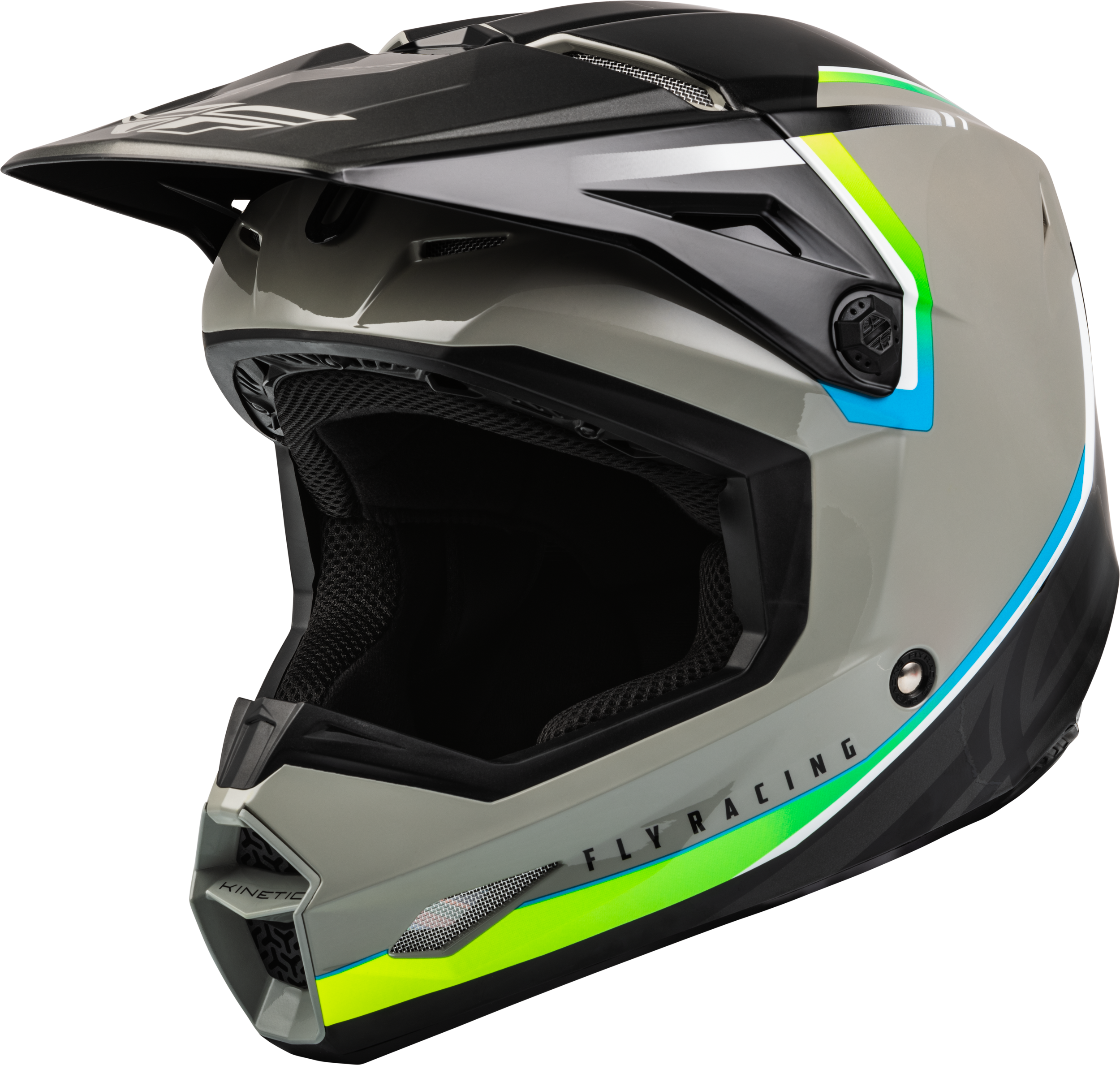 KINETIC VISION HELMET GREY/BLACK XL