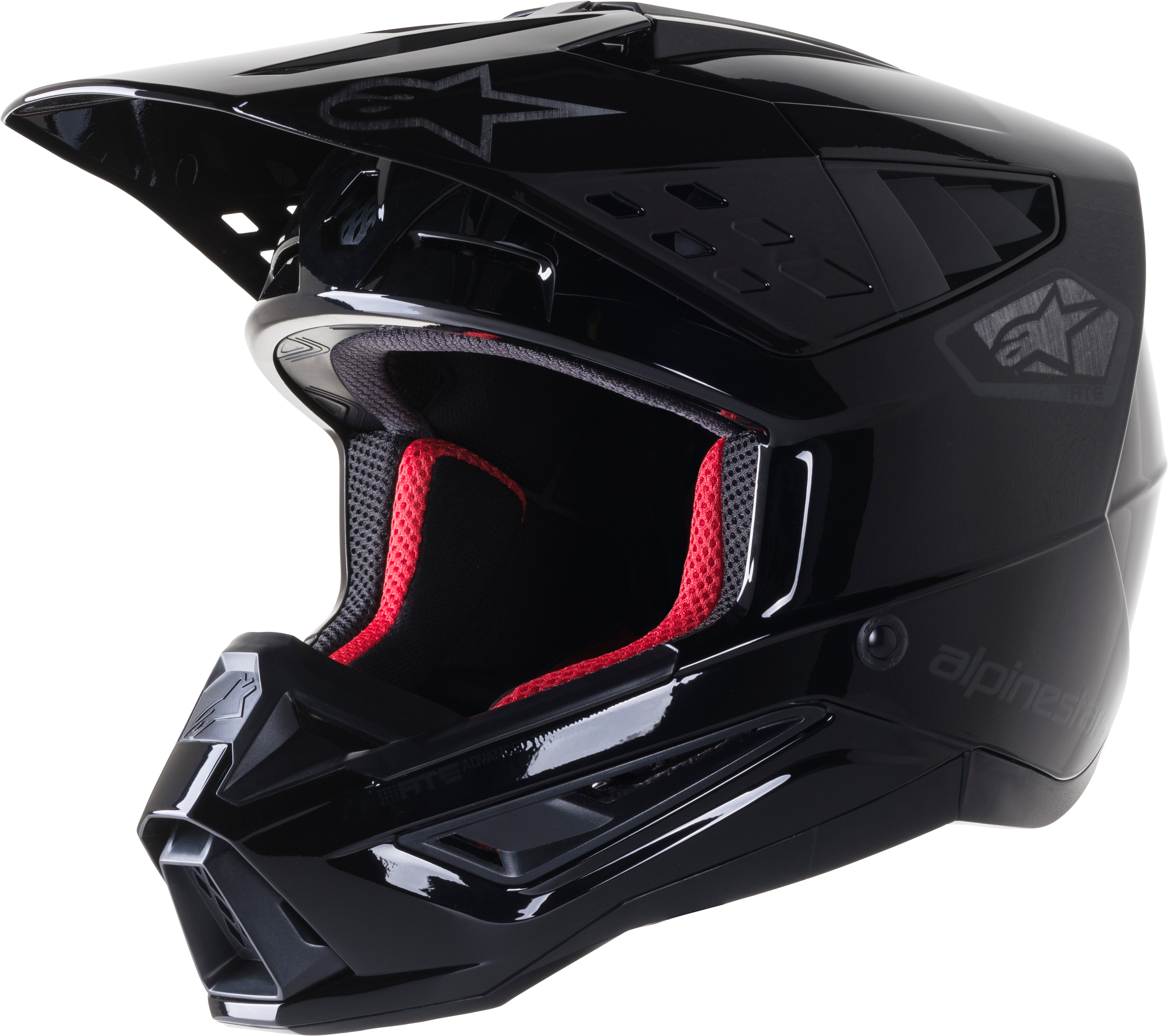 S-M5 SCOUT HELMET BLACK/SILVER GLOSSY 2X
