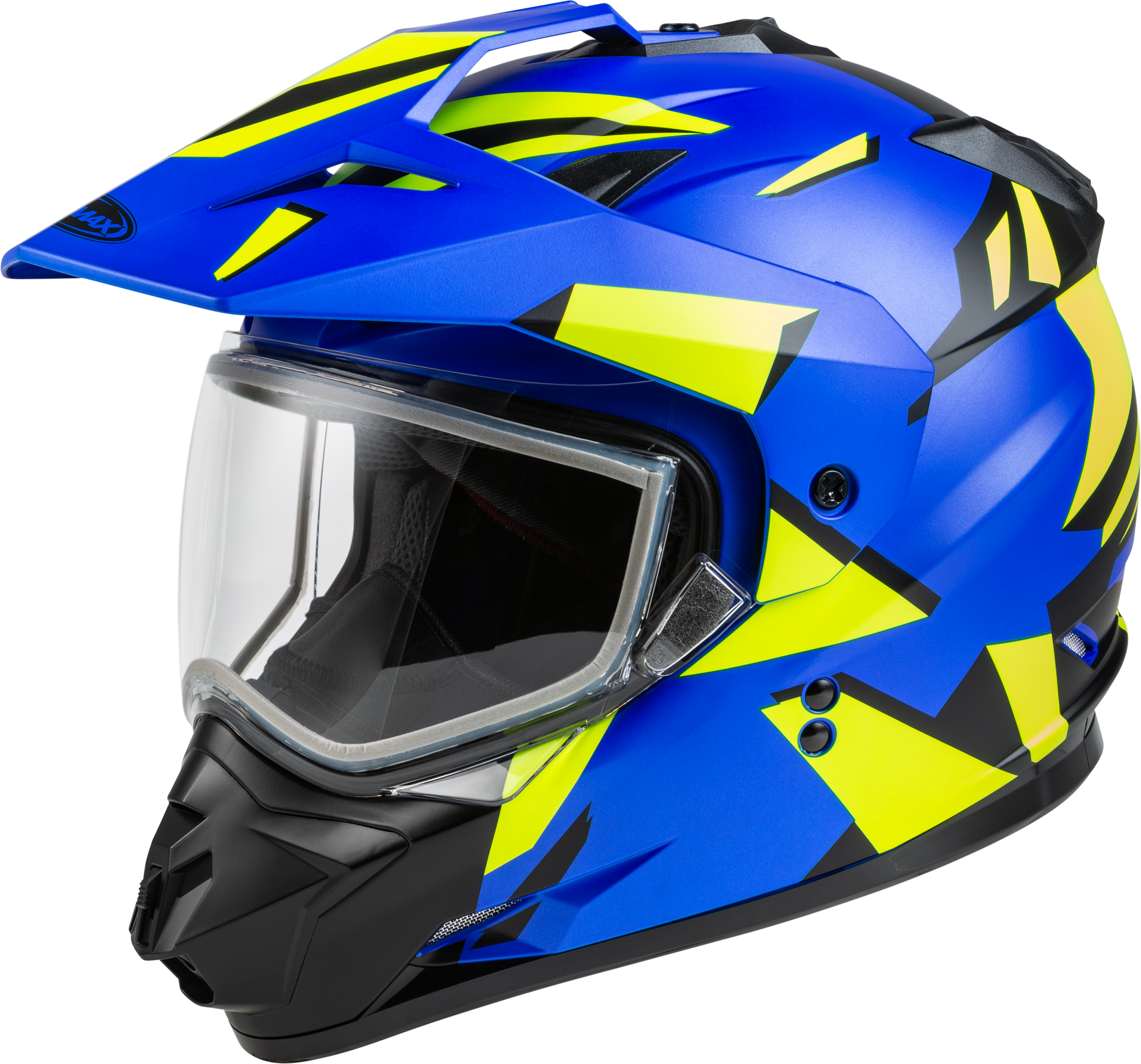 GM-11S RIPCORD ADVENTURE SNOW HELMET MATTE BLUE/HI-VIS 2X
