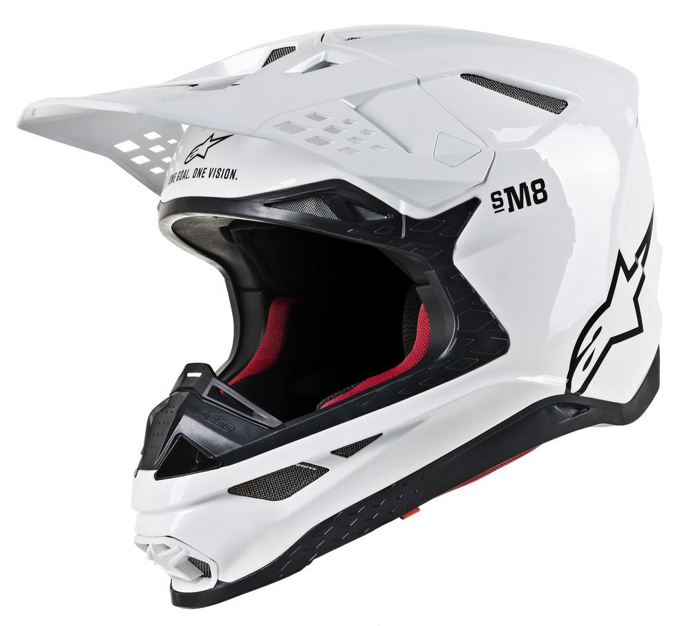 S.TECH S-M8 HELMET GLOSSY WHITE XS