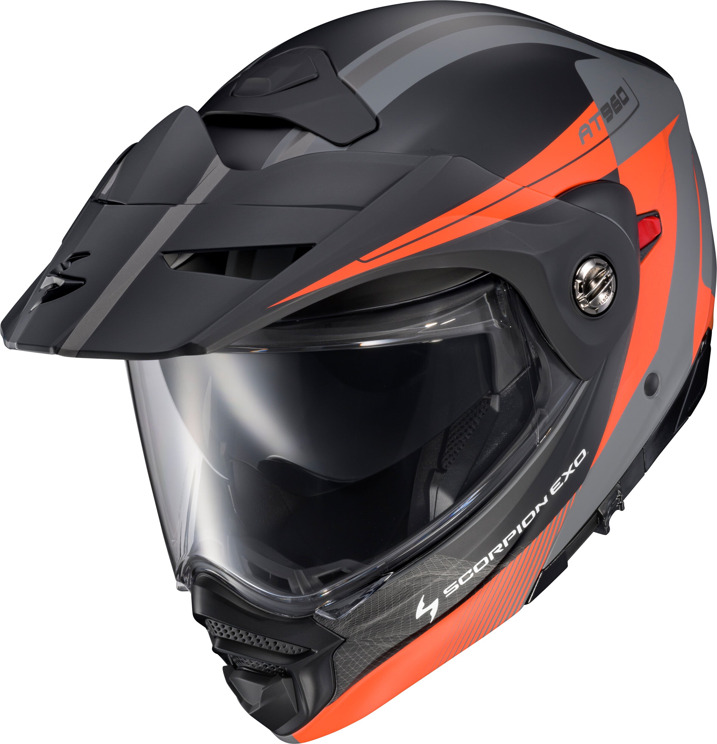 EXO-AT960 MODULAR HELMET TOPOGRAPHIC 2 OR/GREY SM