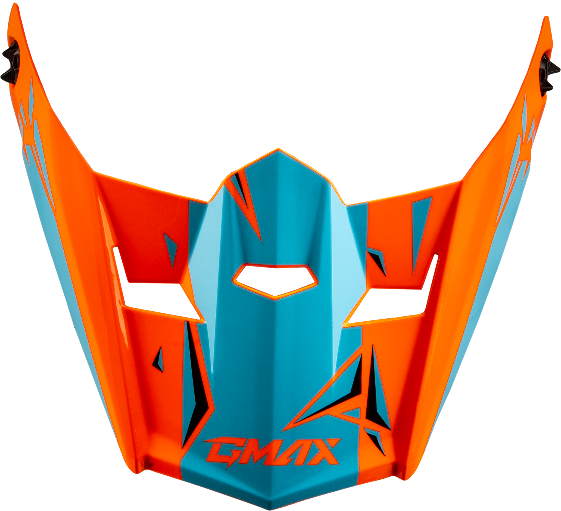 YOUTH MX-46Y UNSTABLE VISOR HI VIS ORANGE/BLUE YS-YL