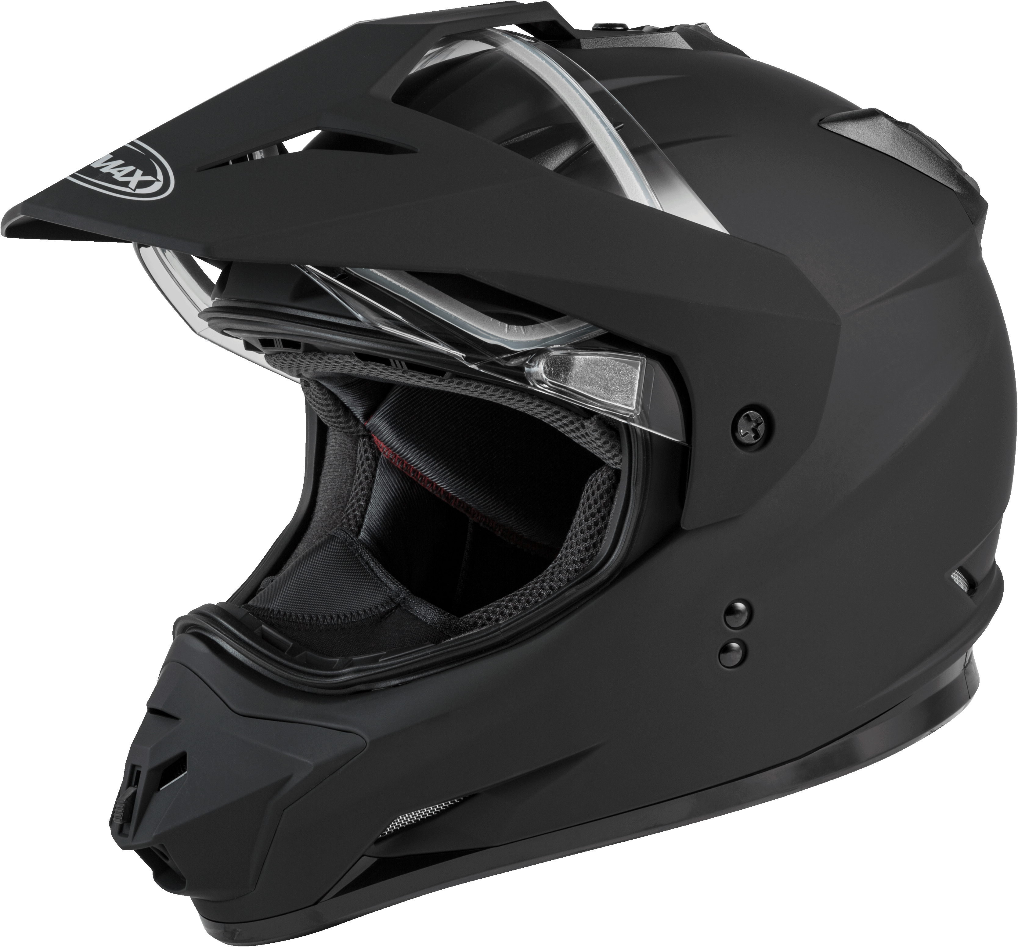 GM-11S DUAL-SPORT SNOW HELMET MATTE BLACK SM