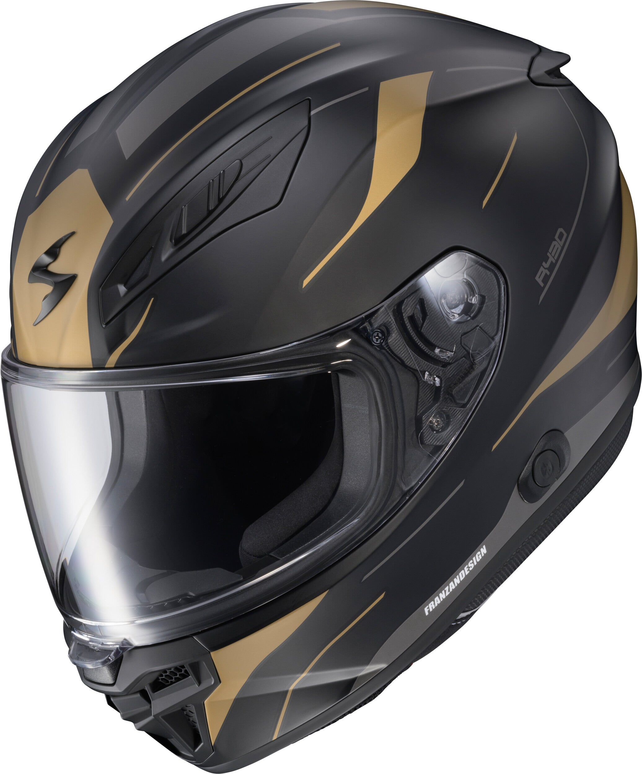 EXO-R430 FULL FACE HELMET CUTLASS BLACK/GOLD XL