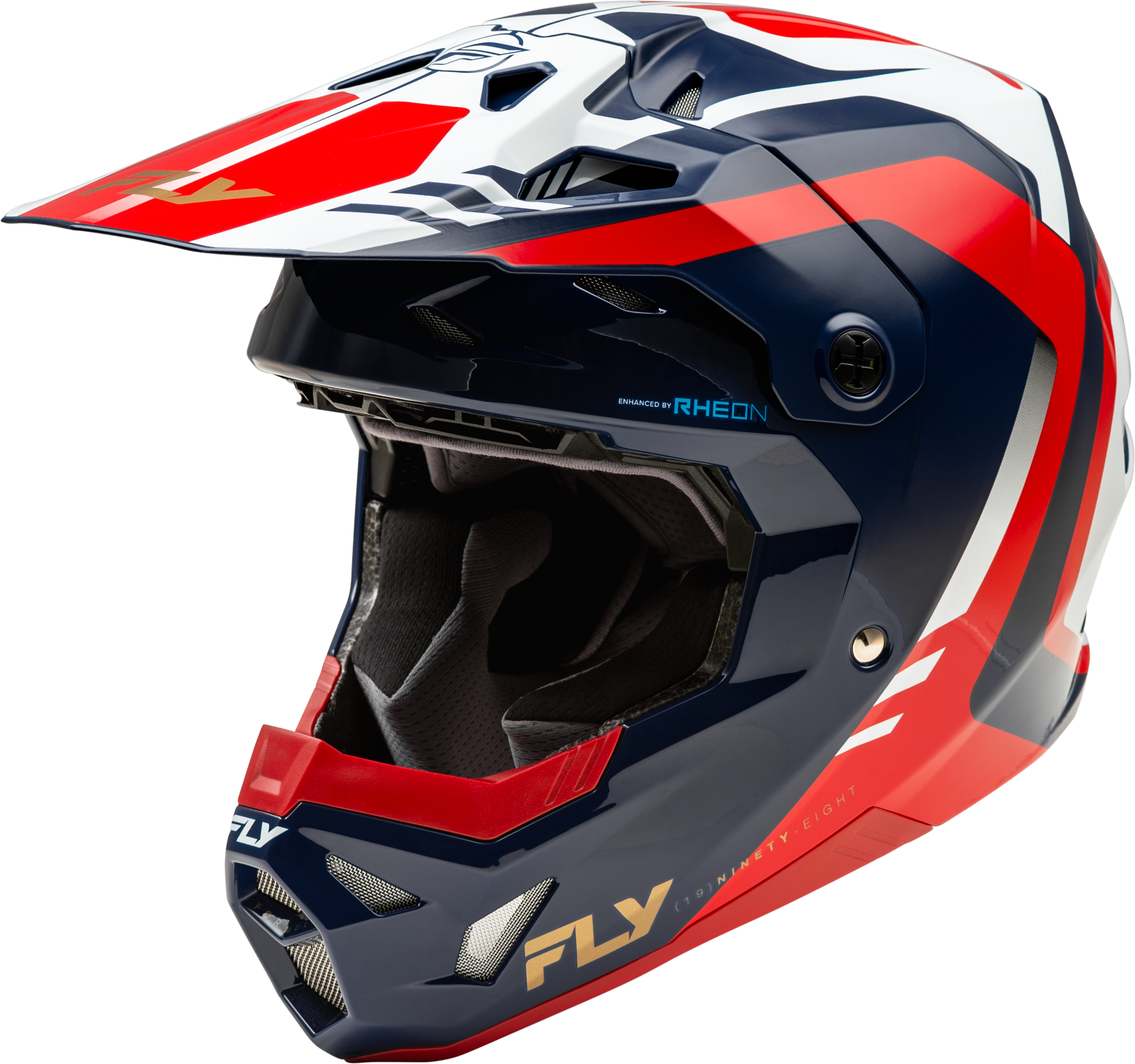YTH FORMULA CP KRYPTON HELMET RED/WHITE/NAVY YL
