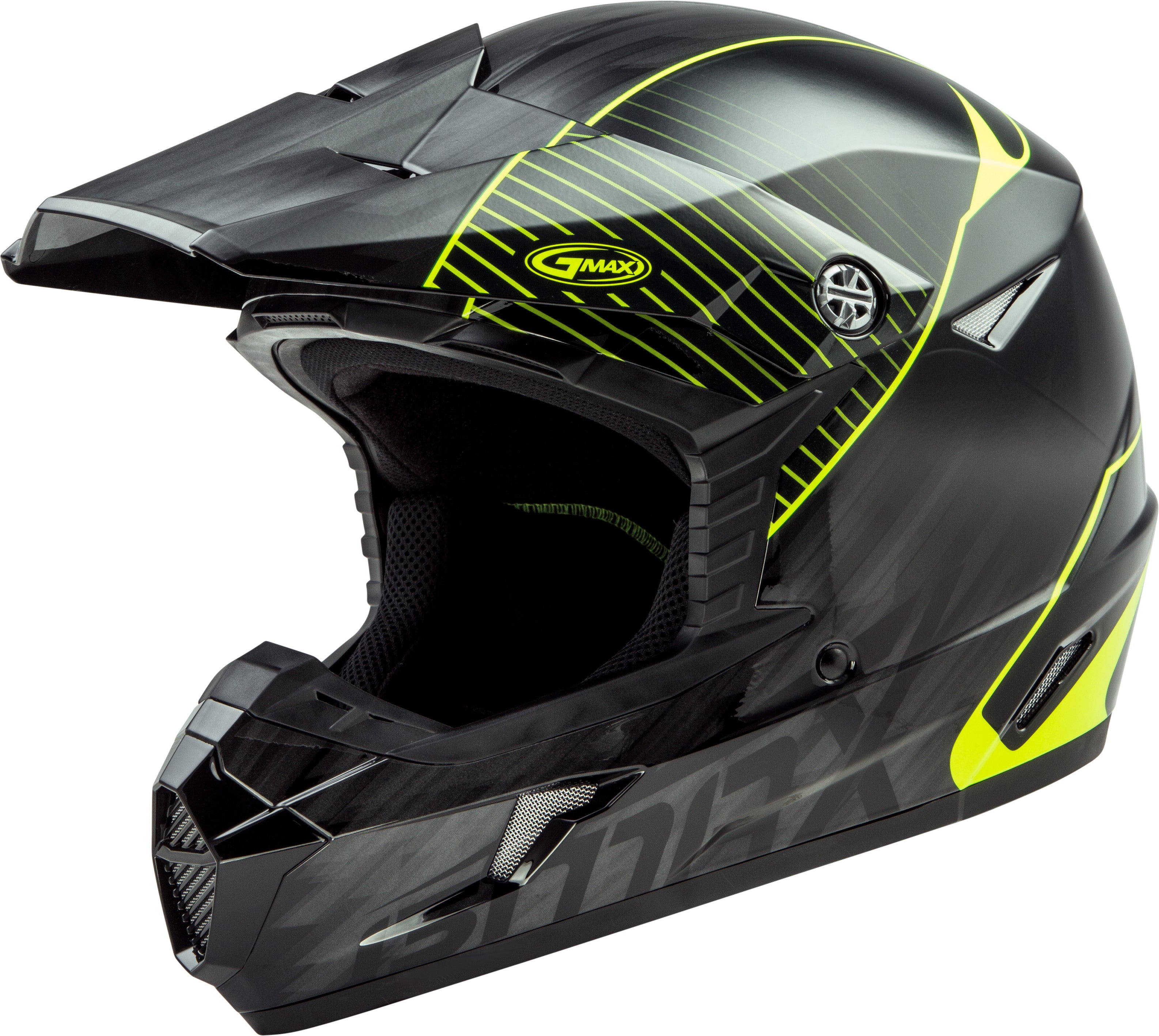 MX-46 OFF-ROAD COLFAX HELMET BLACK/HI-VIS YELLOW SM
