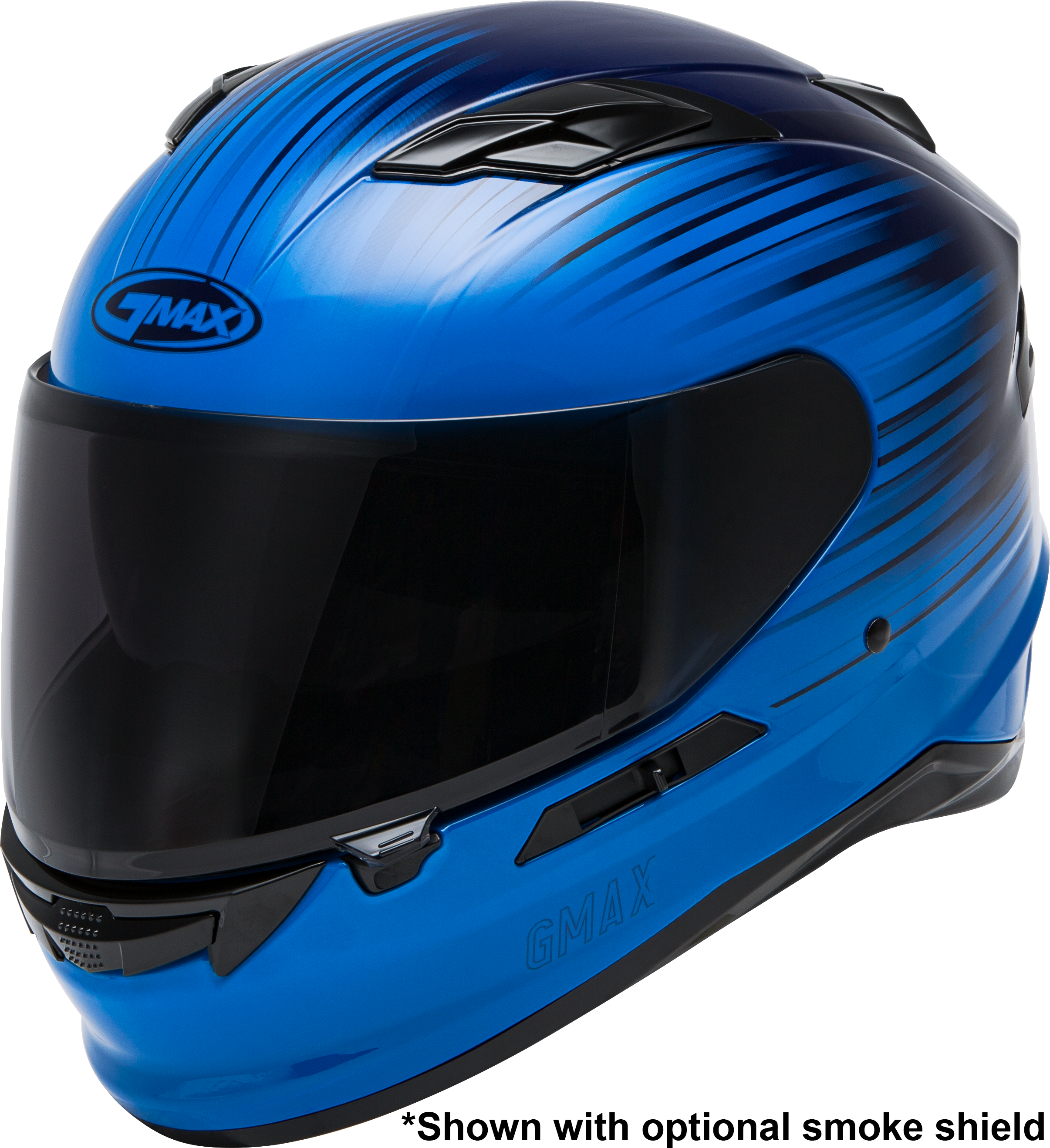 FF-98 FULL-FACE RELIANCE HELMET BLUE/NAVY BLUE LG