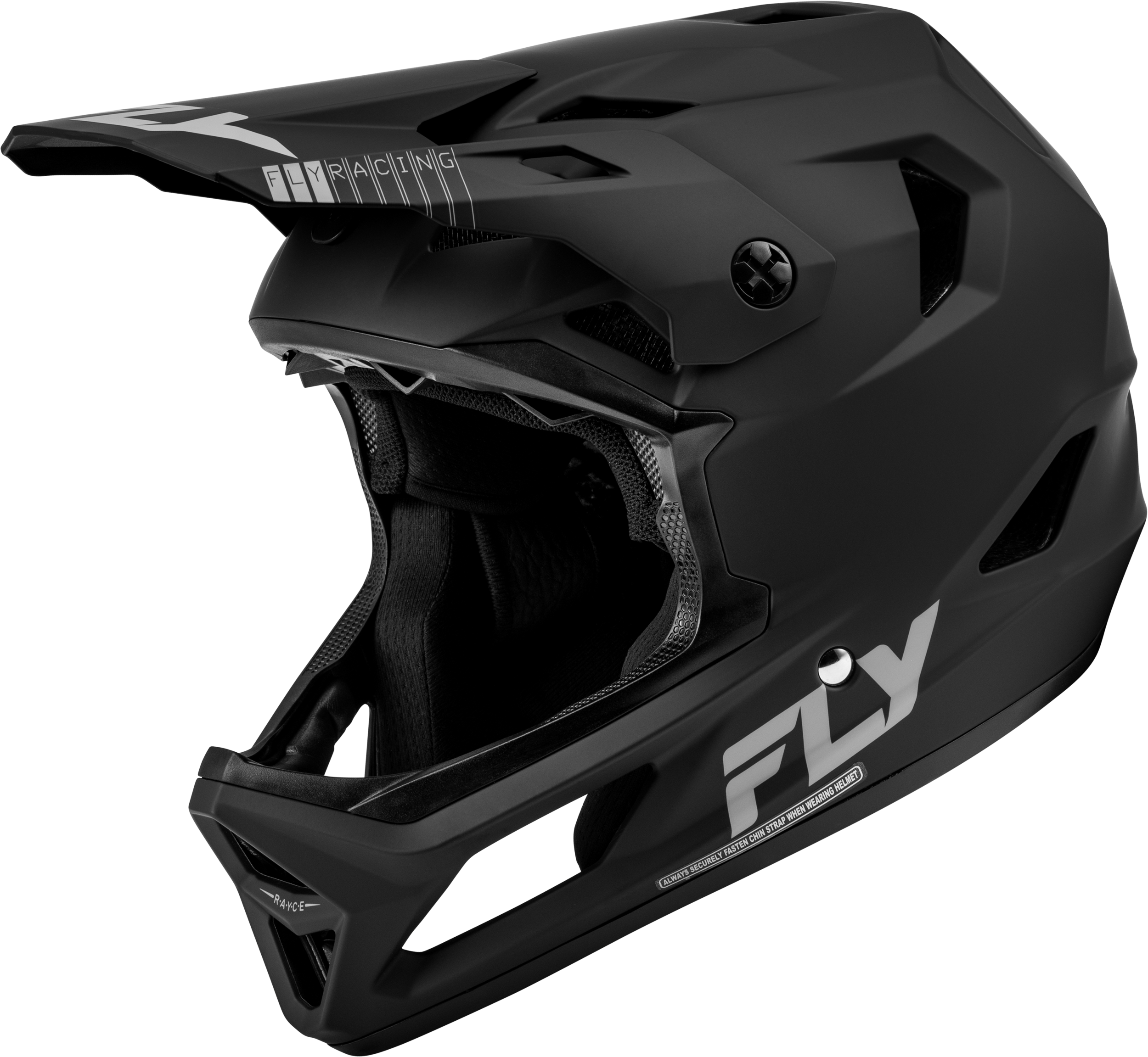 YOUTH RAYCE BICYCLE HELMET MATTE BLACK YL