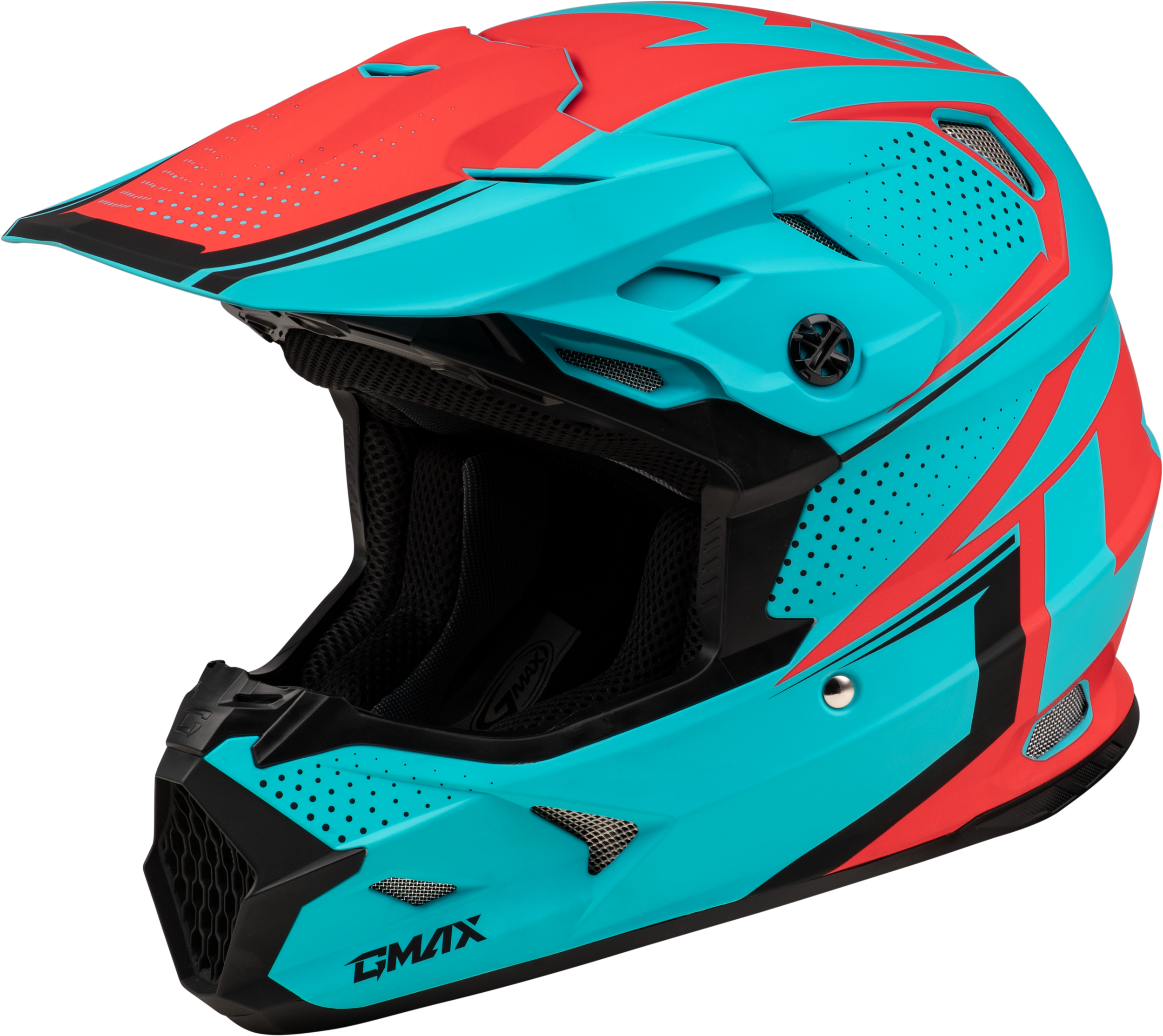 MX-96 502 HELMET MATTE BLUE/RED  2X