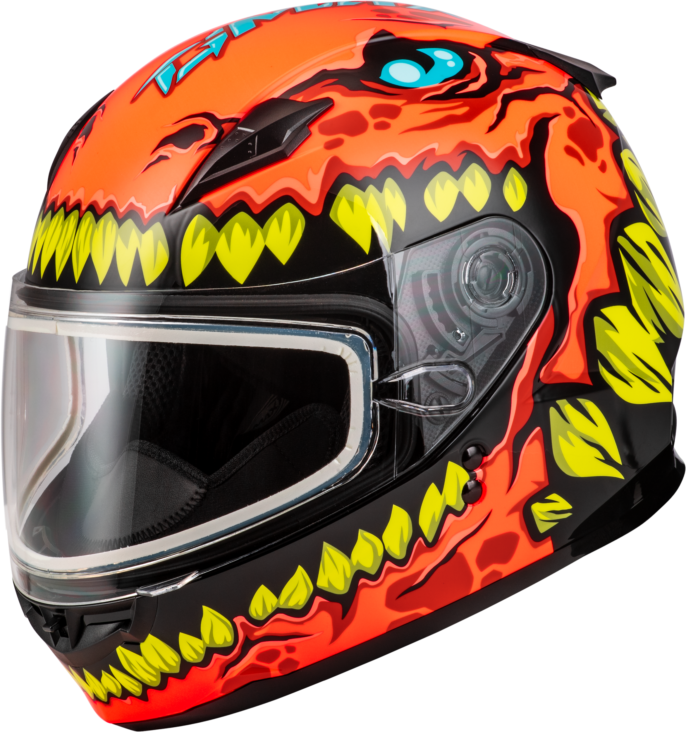 YOUTH GM-49Y DRAX SNOW HELMET ORANGE YS