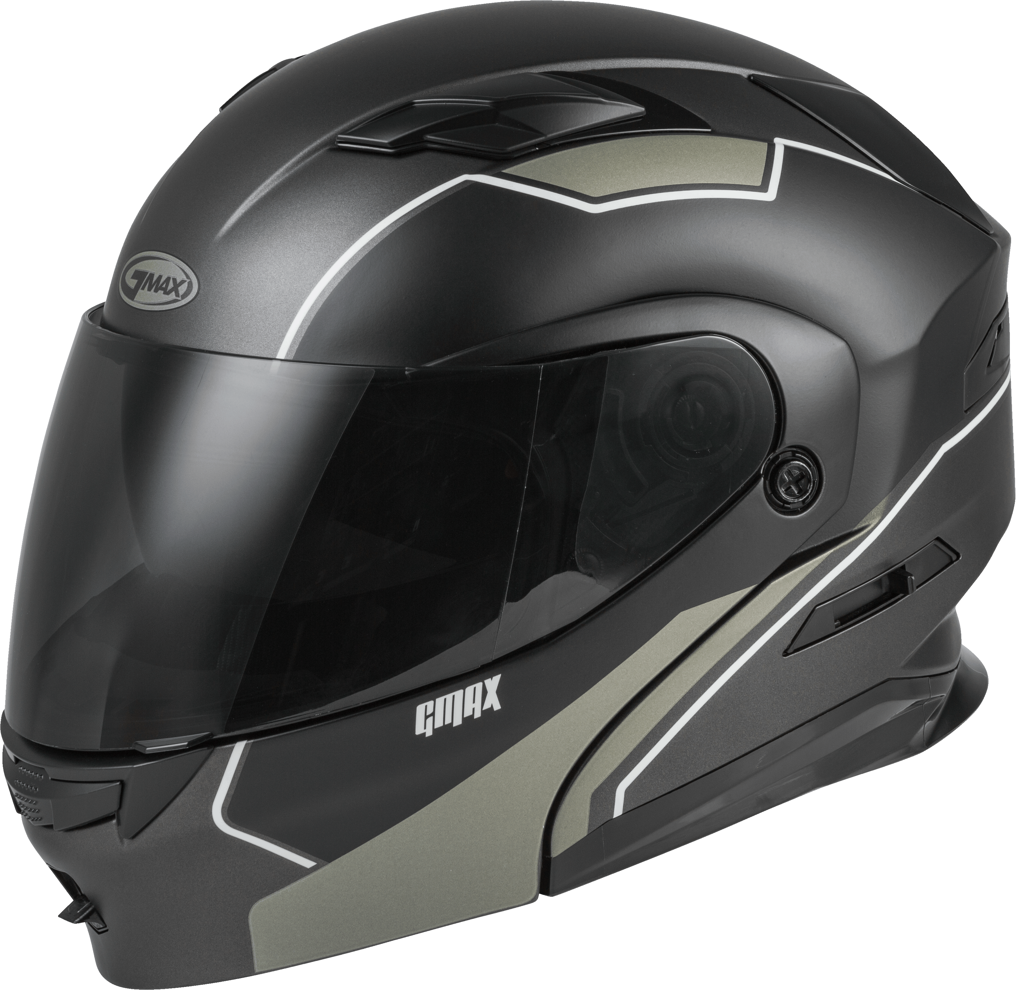 MD-01 MODULAR EXPLOIT HELMET MATTE BLACK/SILVER SM