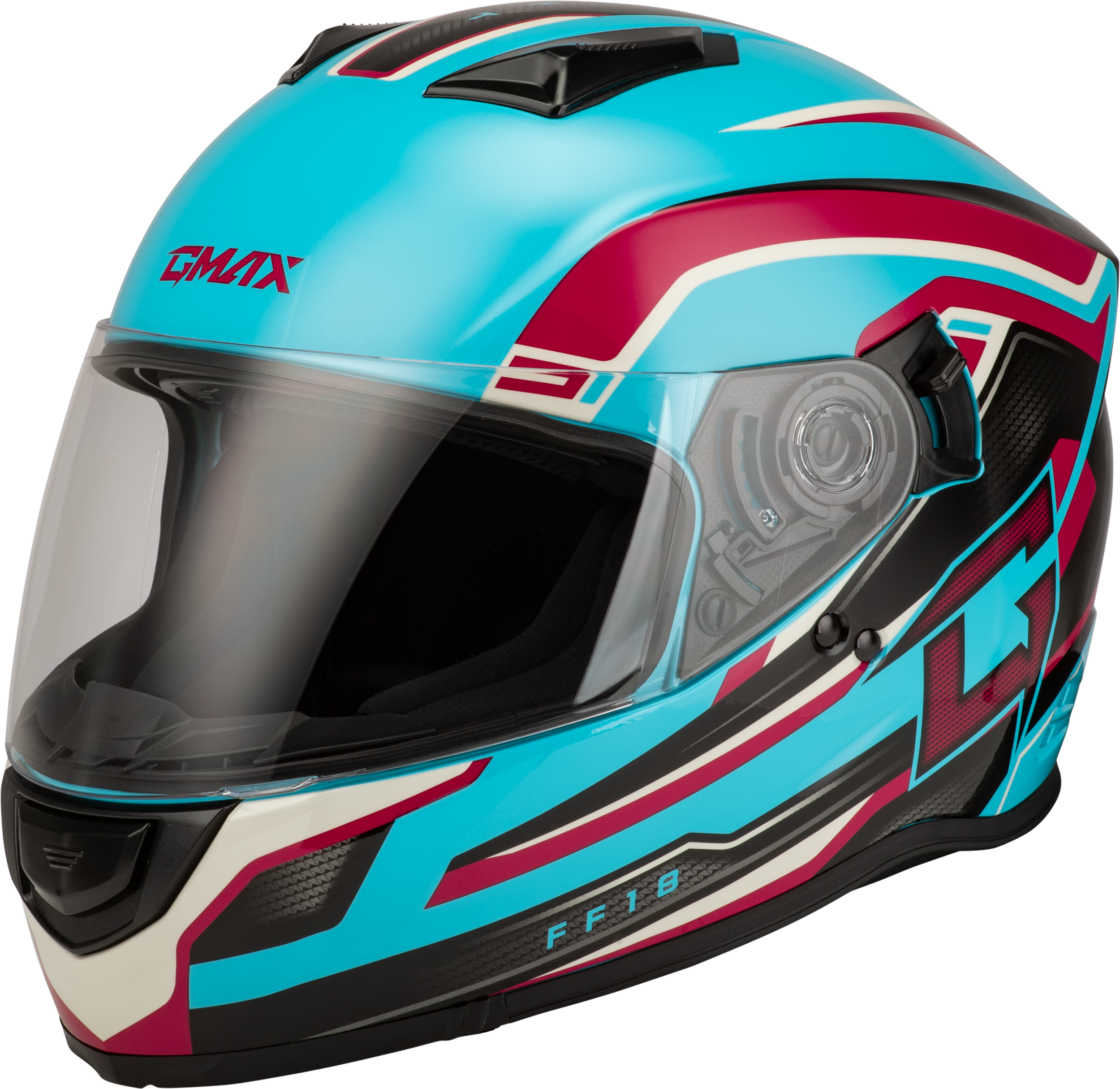 FF-18 DRIFT HELMET BLUE/BLACK/RED SM