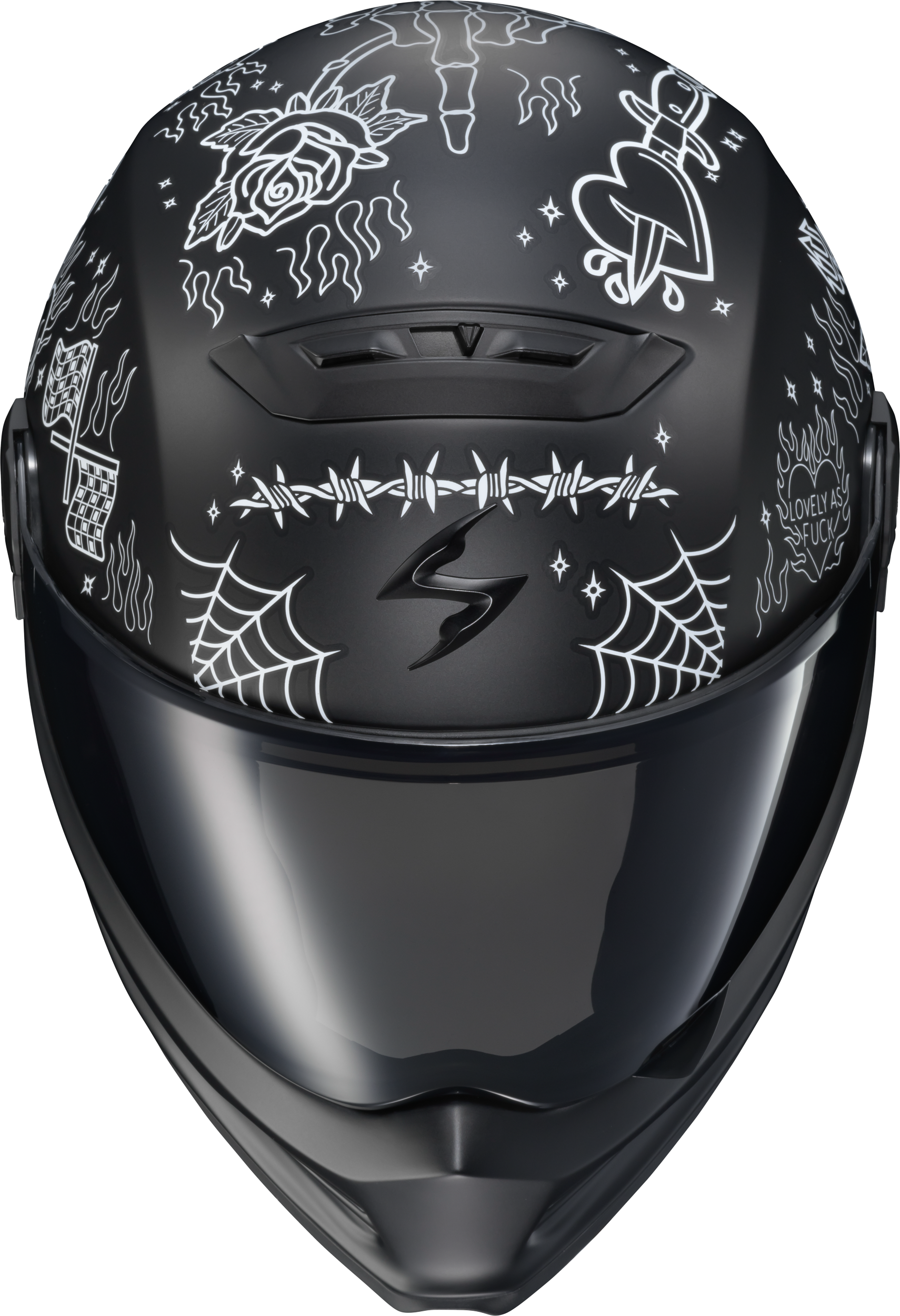 COVERT FX FULL FACE HELMET THE LITAS 2 BLACK LG