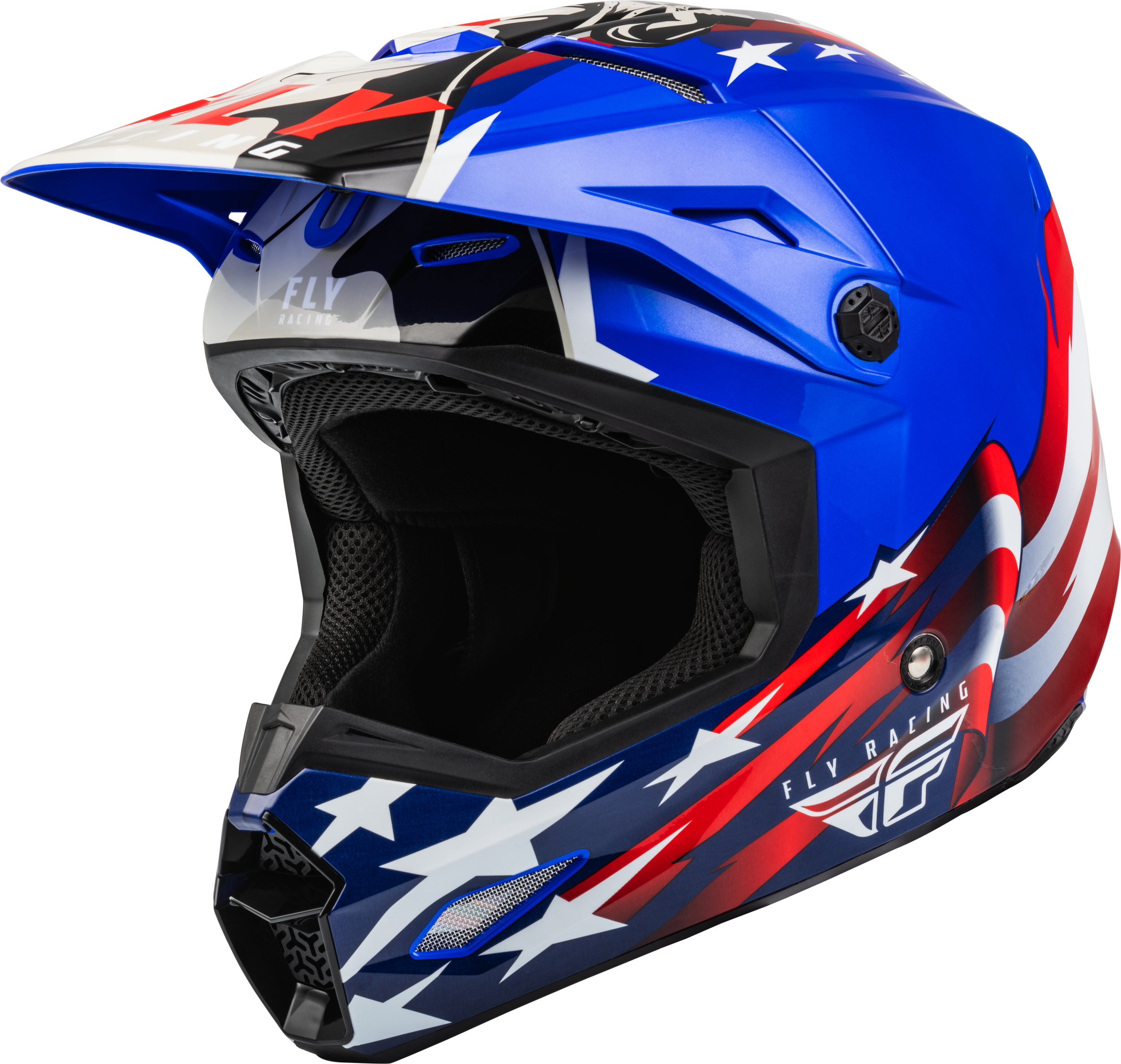 YOUTH KINETIC PATRIOT HELMET RED/WHITE/BLUE YS