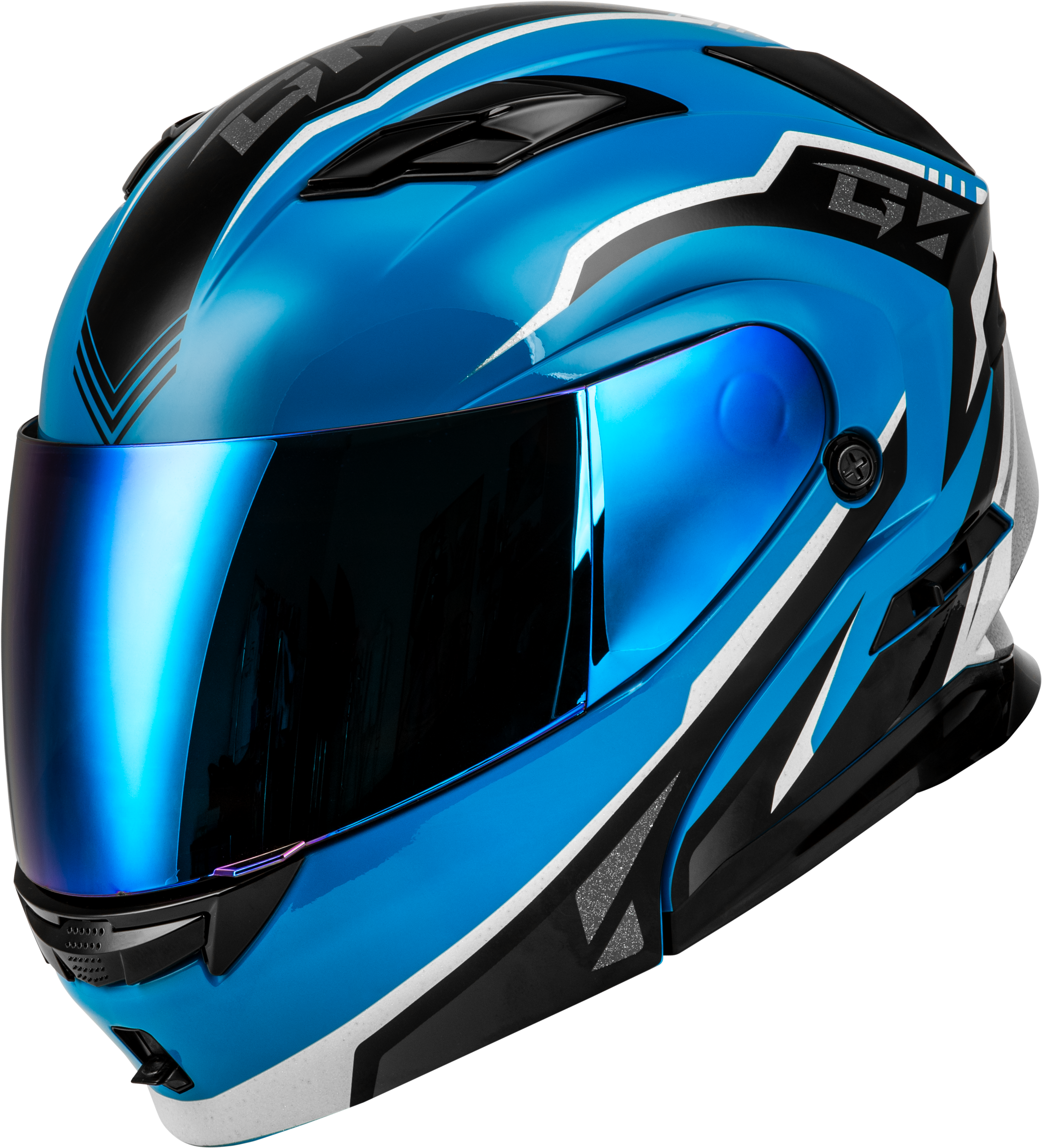 MD-01 VOLTA HELMET BLUE/BLACK METALLIC LG