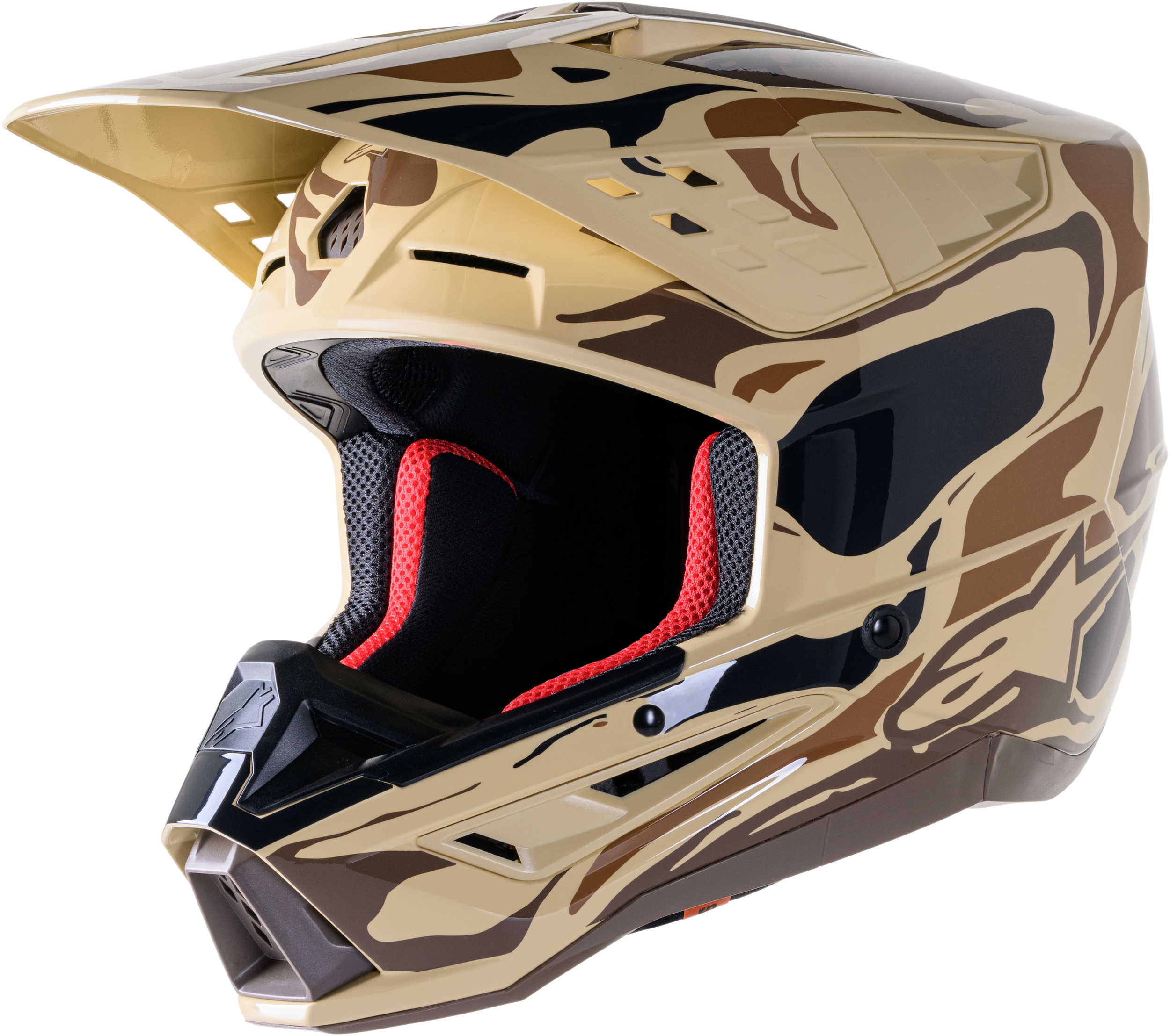 S-M5 MINERAL HELMET DARK BROWN/KANGAROO MATTE 2X