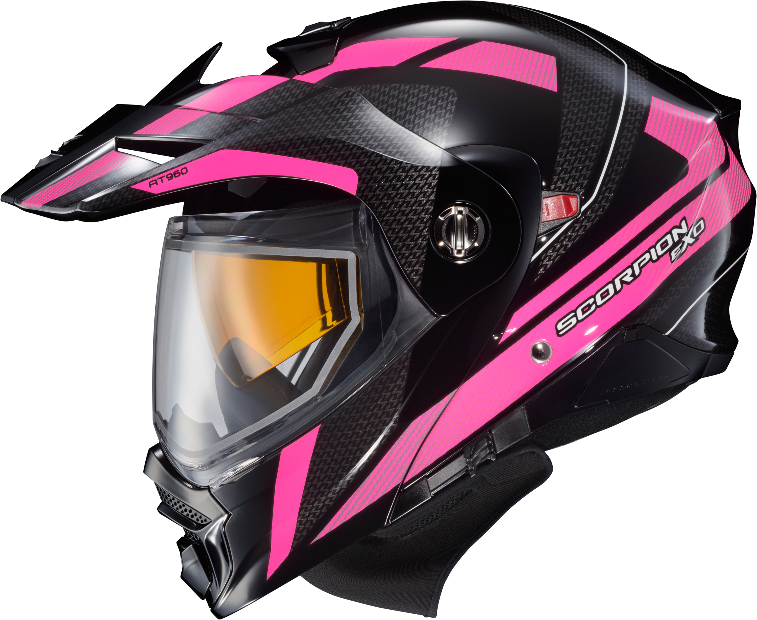 EXO-AT960 COLD WEATHER HELMET HICKS PINK 3X (DUAL PANE)