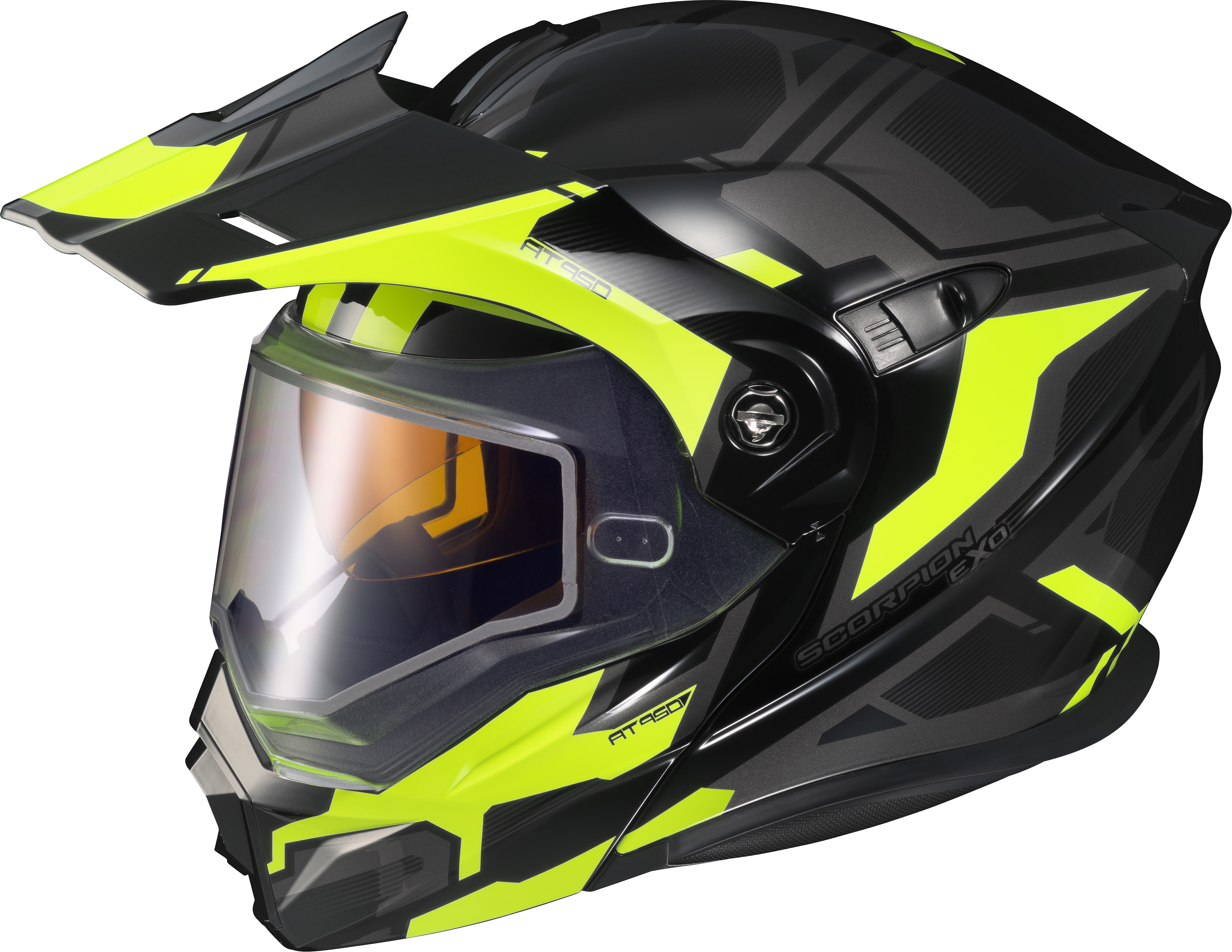 EXO-AT950 HELMET ELLWOOD GLOSS BLACK/HI-VIS LG (DUAL)