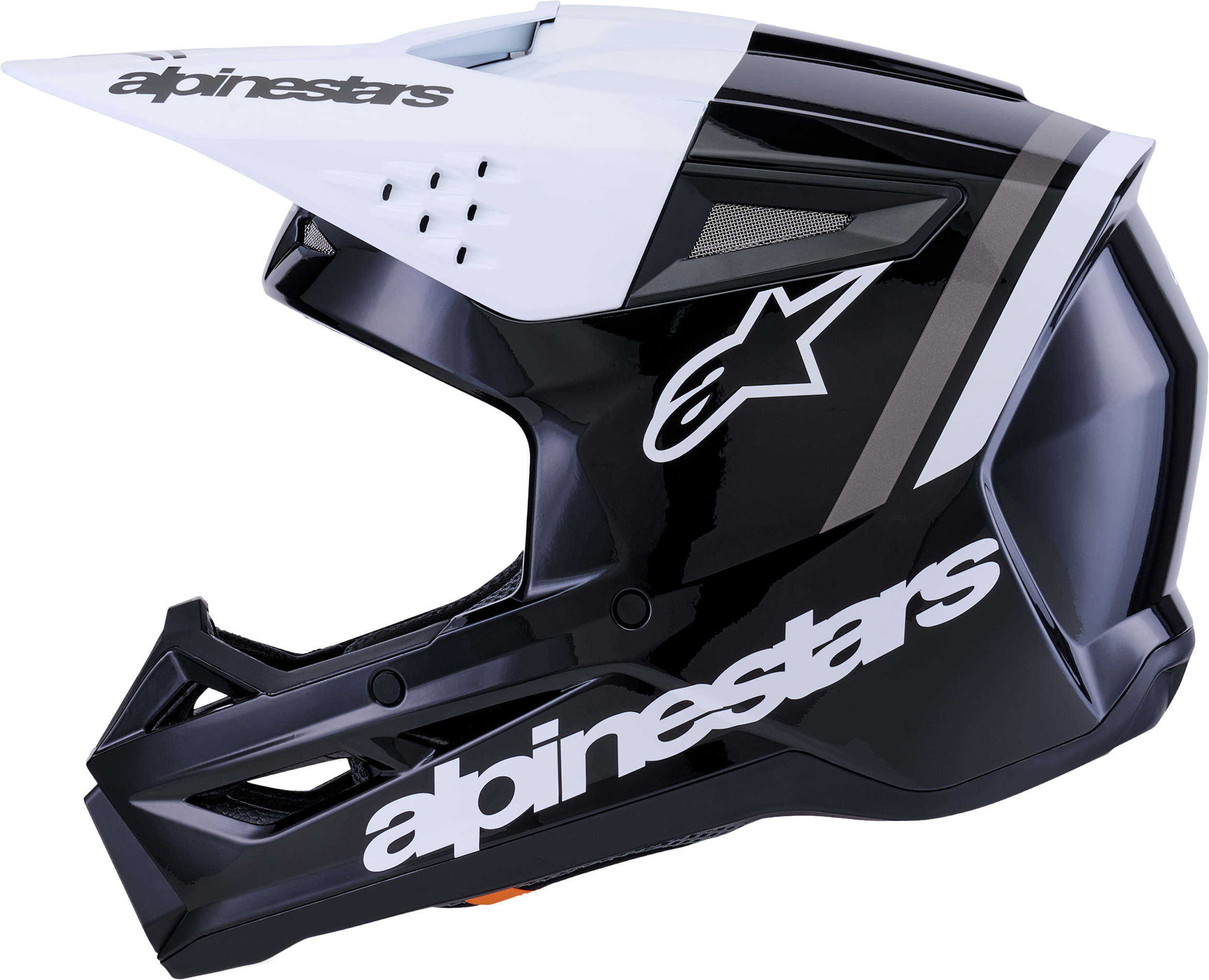 SM3 RADIUM HELMET BLK/WHT/GRY GLOSSY 2X