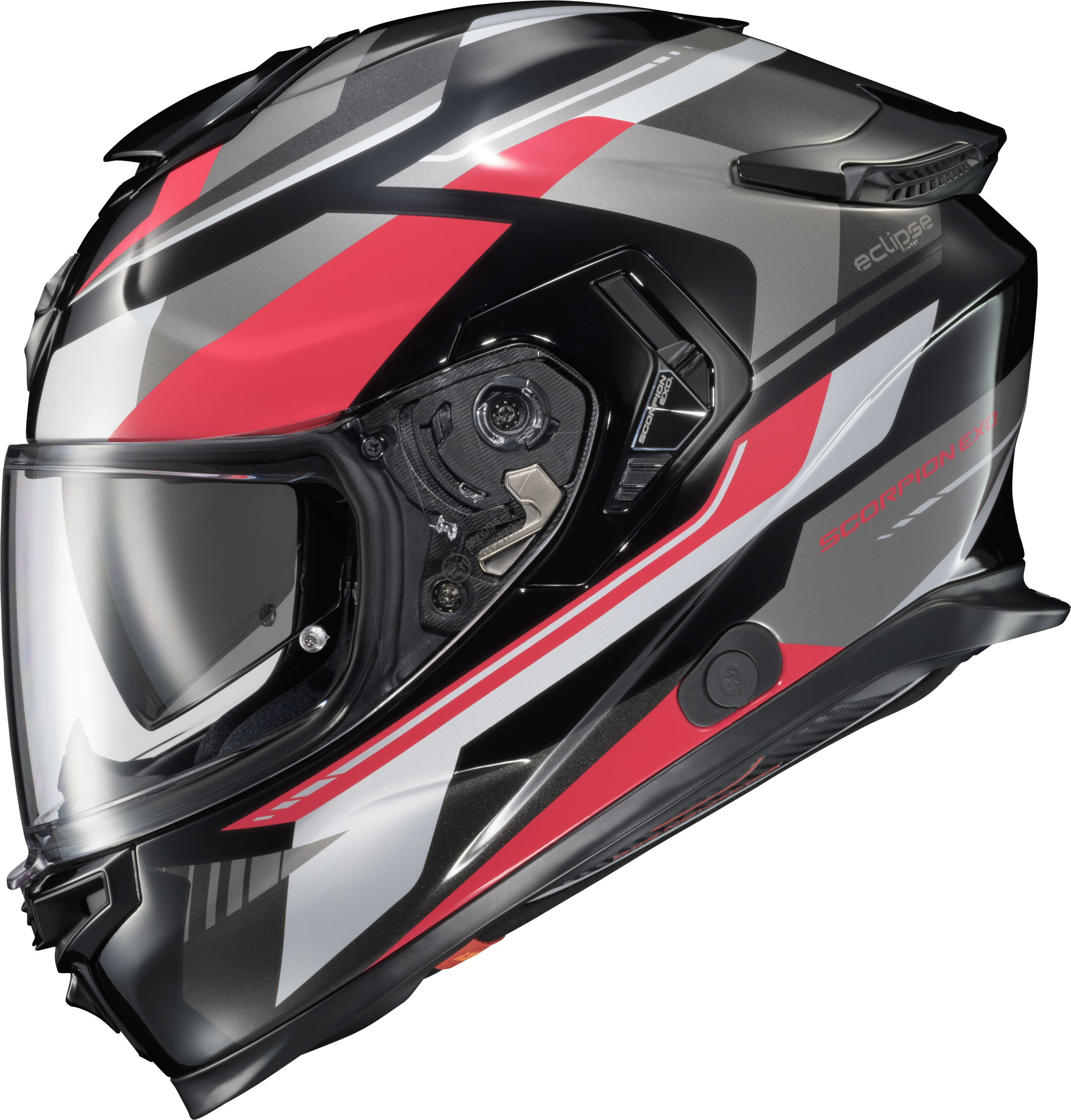 EXO-ECLIPSE FULL FACE HELMET LUNAR RED/WHITE/BLACK XL