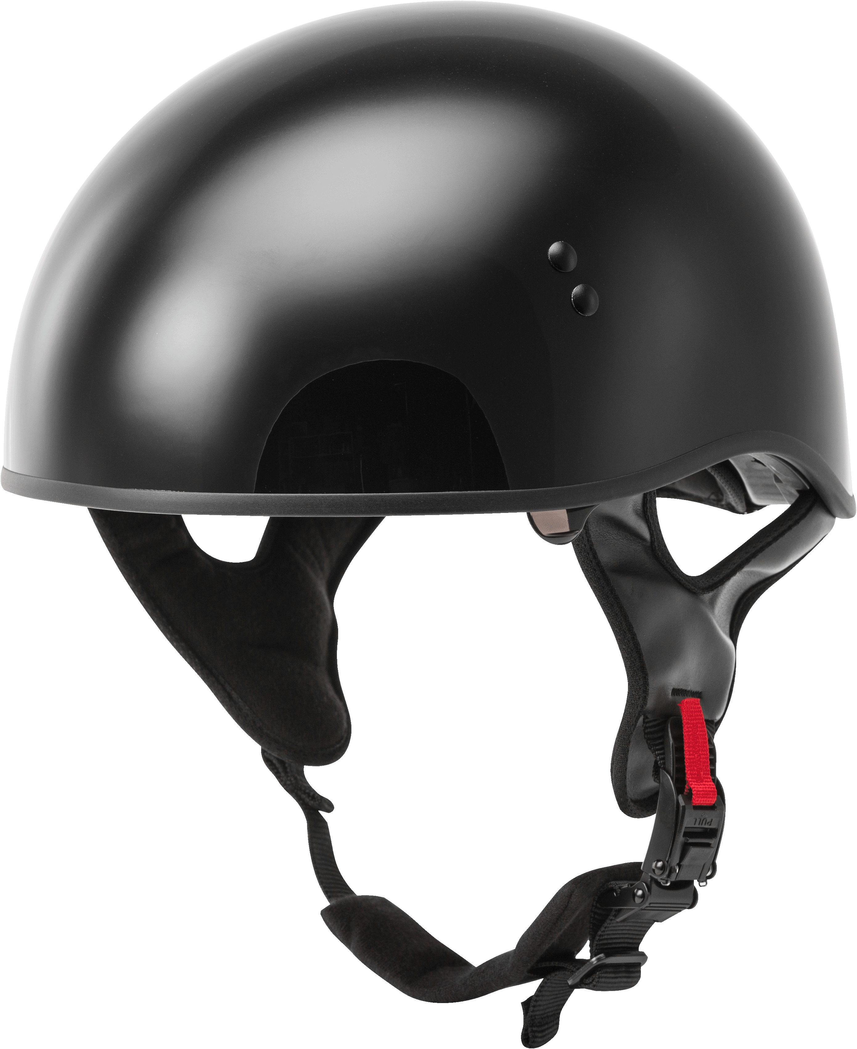 HH-65 HALF HELMET NAKED BLACK XS