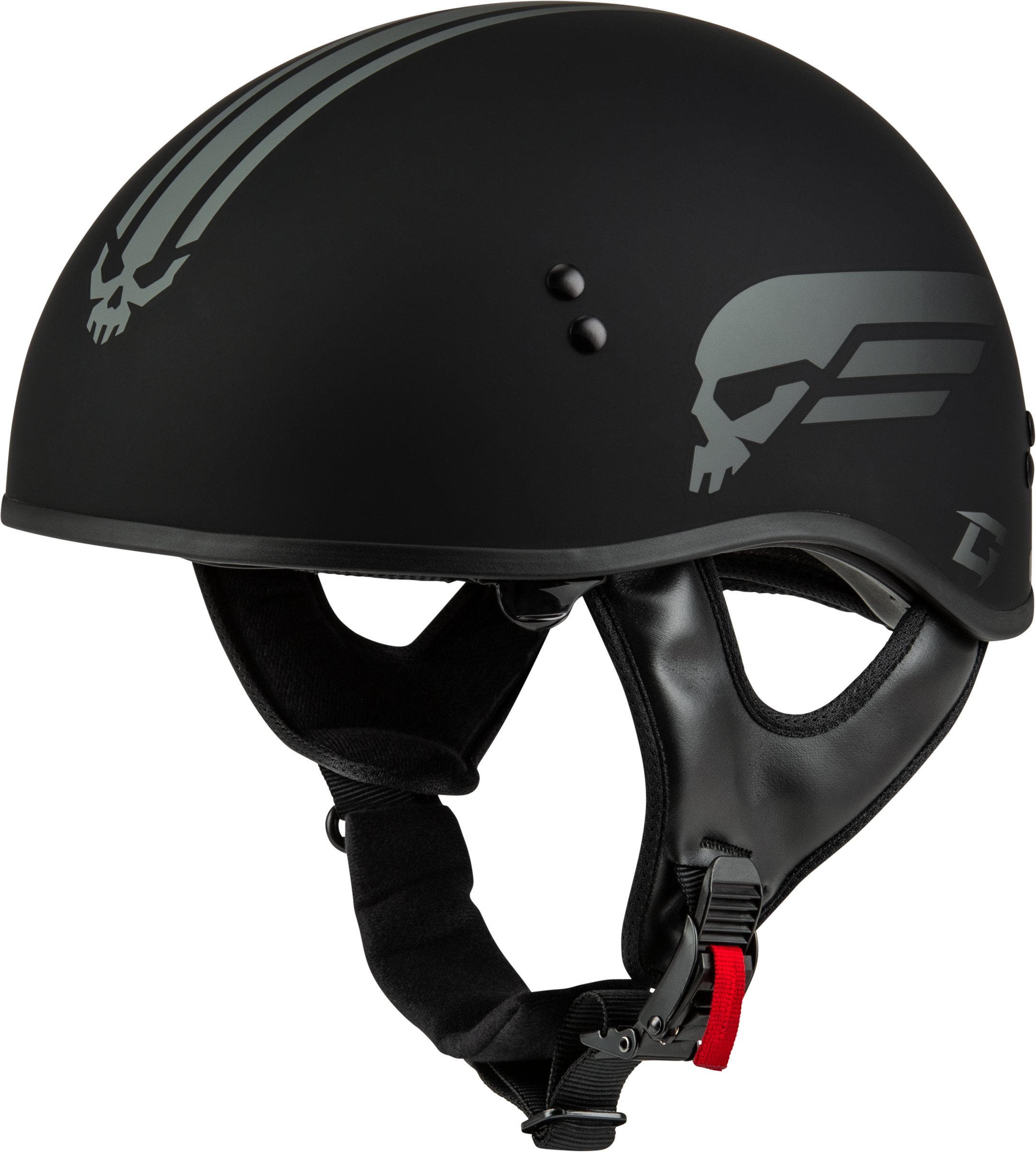 HH-65 RETRIBUTION HELMET MATTE BLACK/SILVER XS