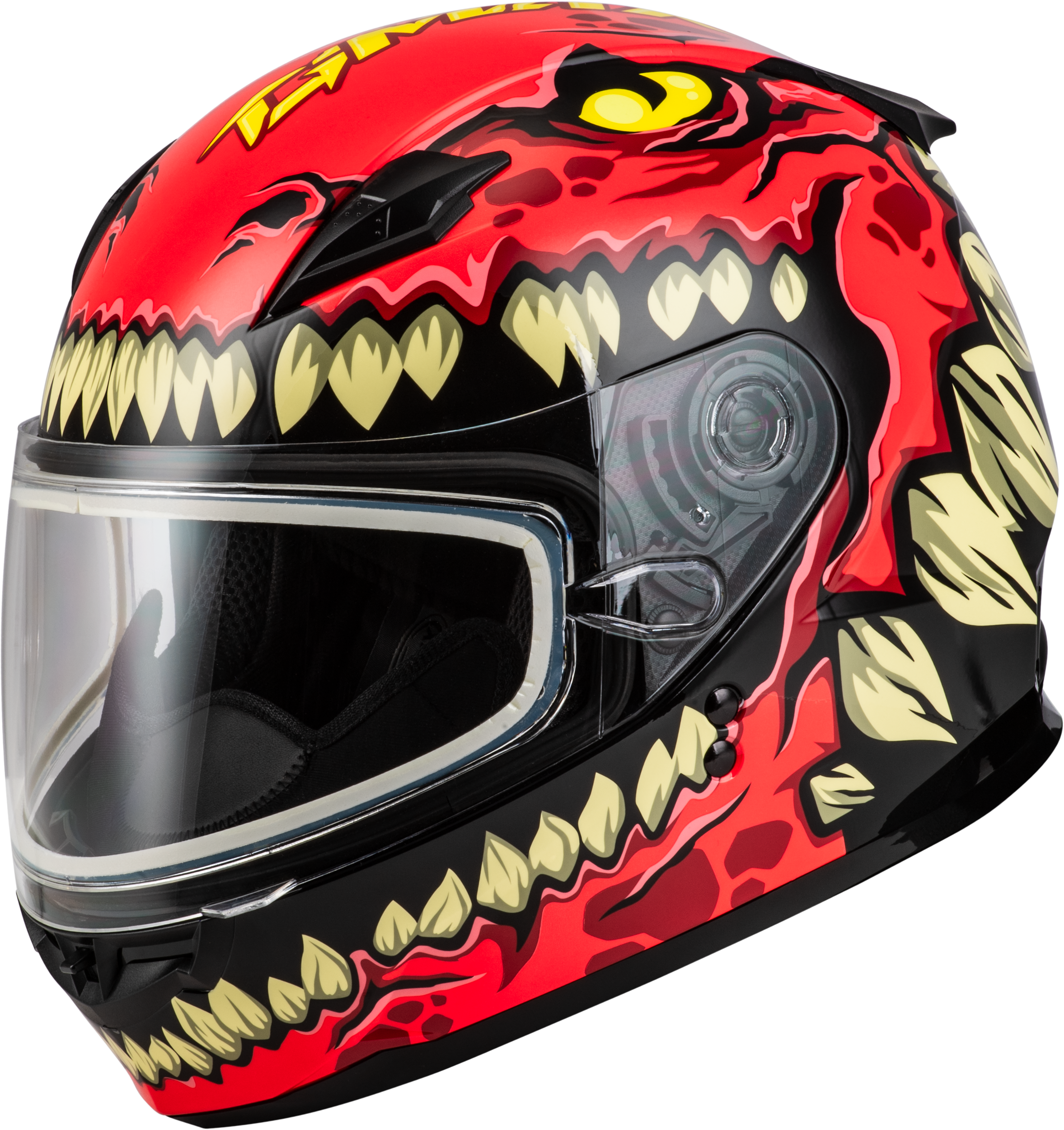 YOUTH GM-49Y DRAX SNOW HELMET RED YL