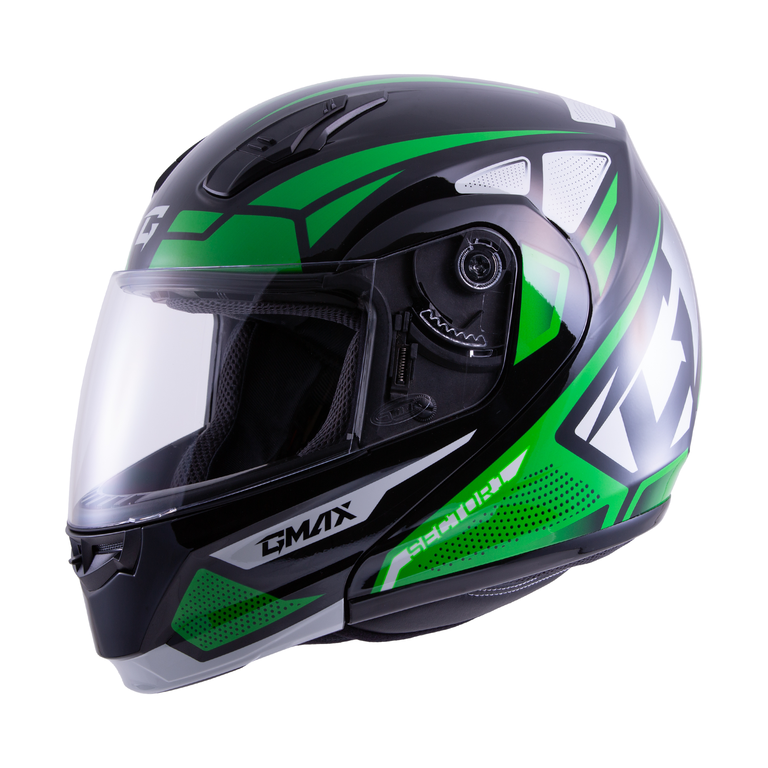 MD-04 SECTOR HELMET BLACK/HI-VIS SM