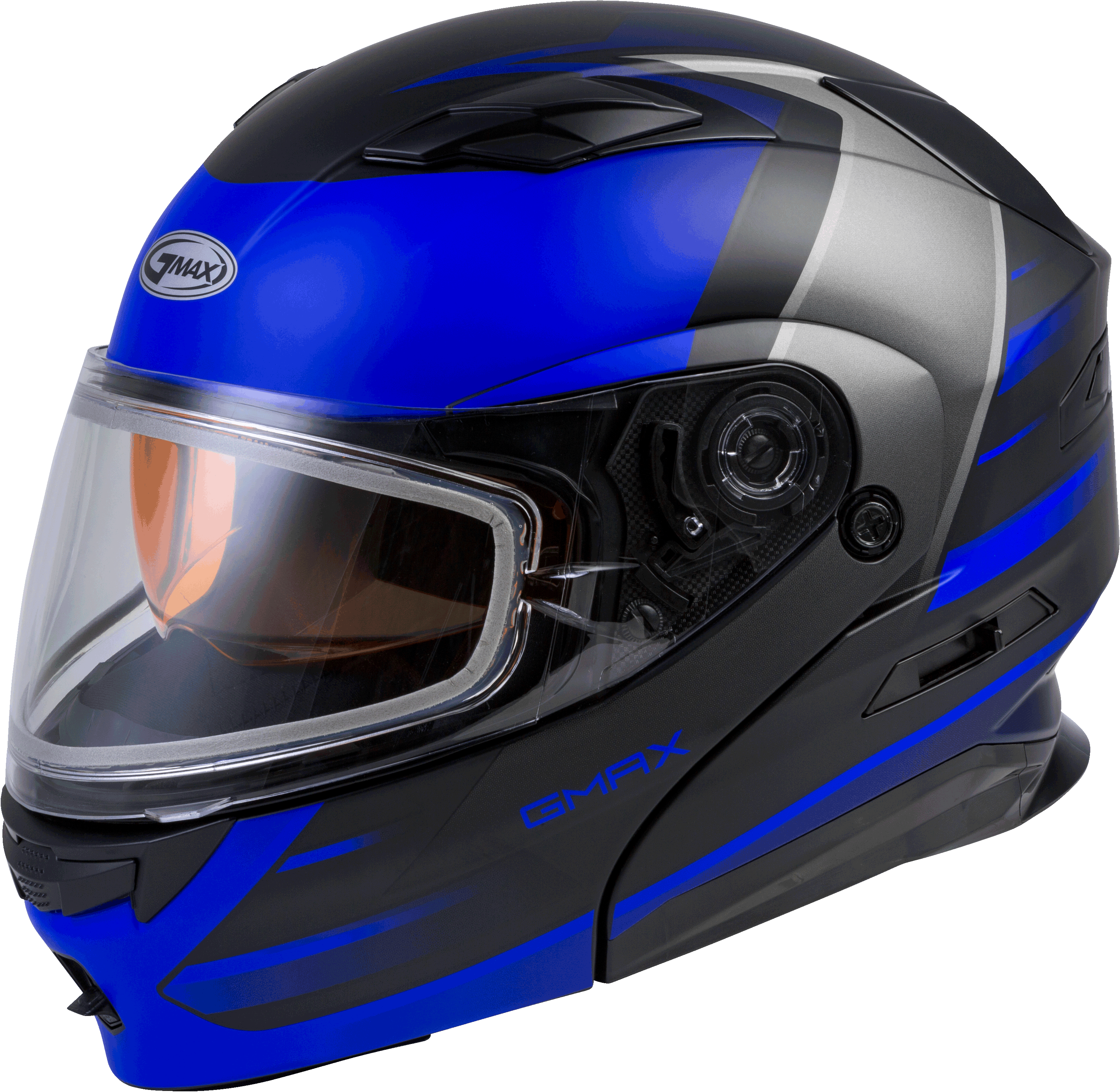 MD-01S MODULAR SNOW HELMET DESCENDANT MATTE BLACK/BLUE XL