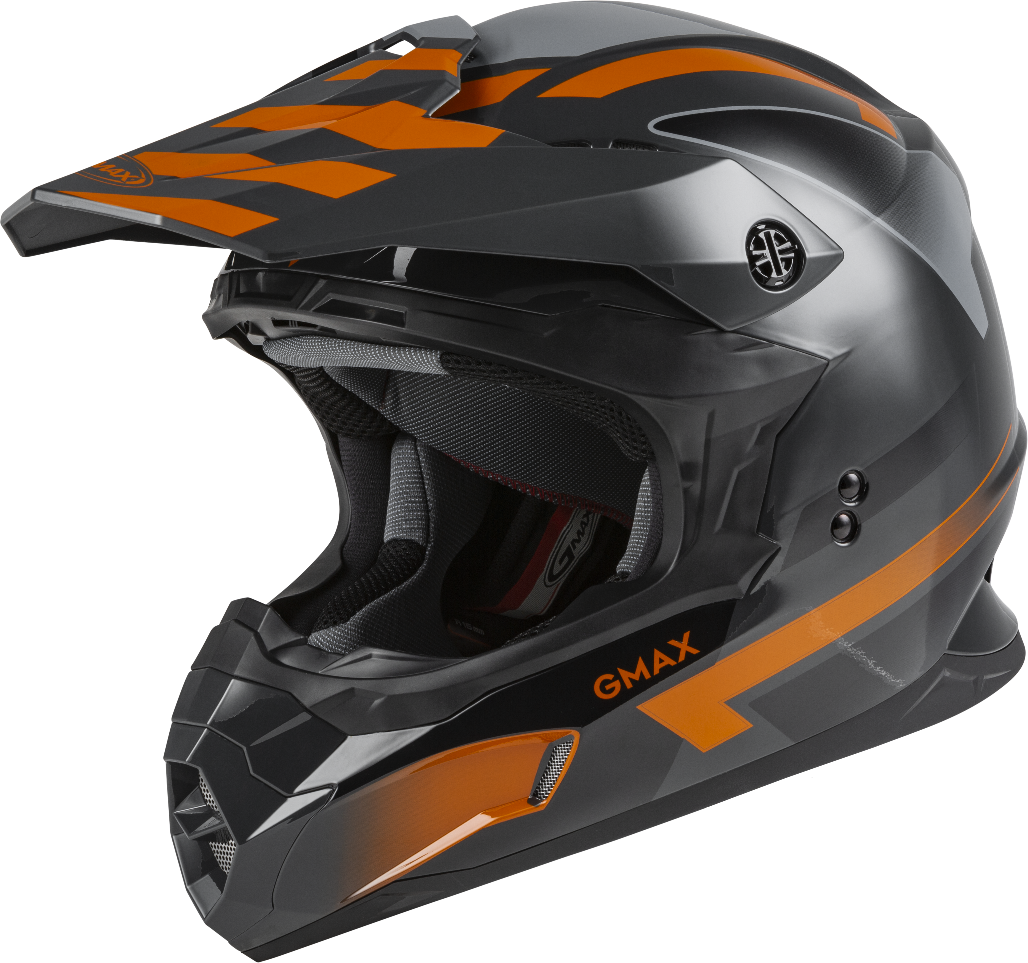 MX-86 OFF-ROAD FAME HELMET DARK GREY/ORANGE MD