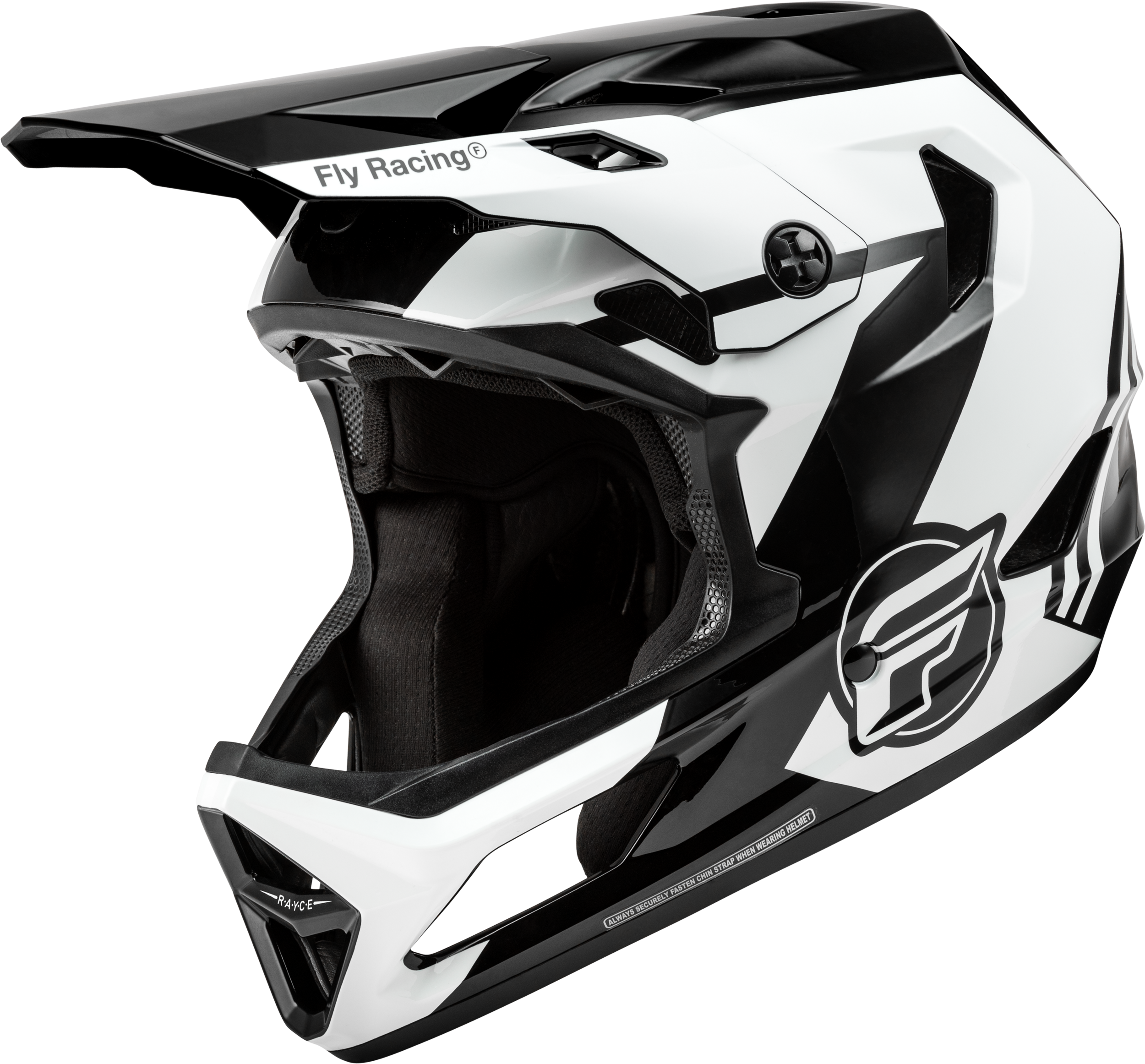 YOUTH RAYCE BICYCLE HELMET BLACK/WHITE/GREY YM
