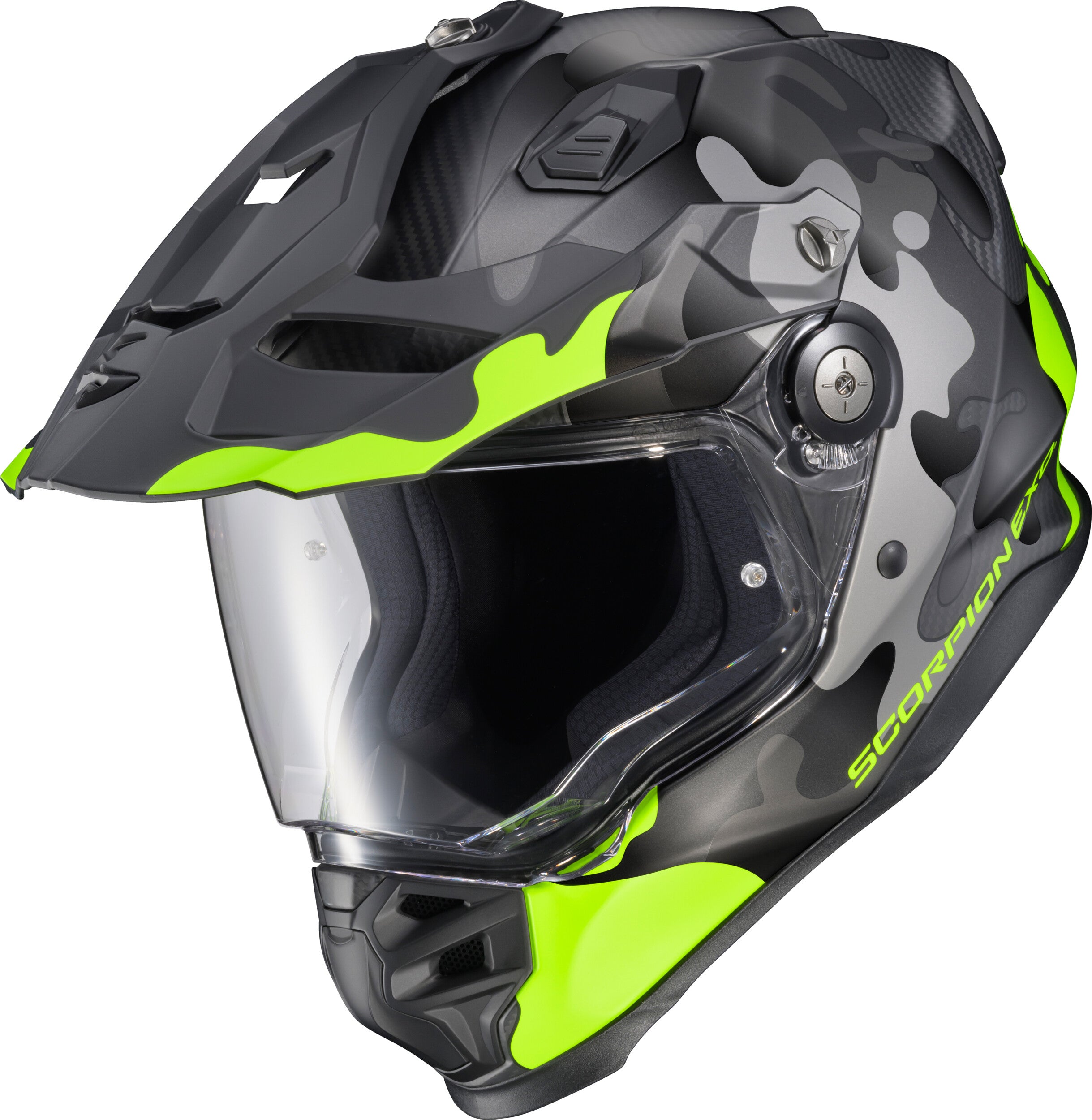 XT9000 CARBON FULL FACE HELMET GILLEY HI-VIS/GREY SM