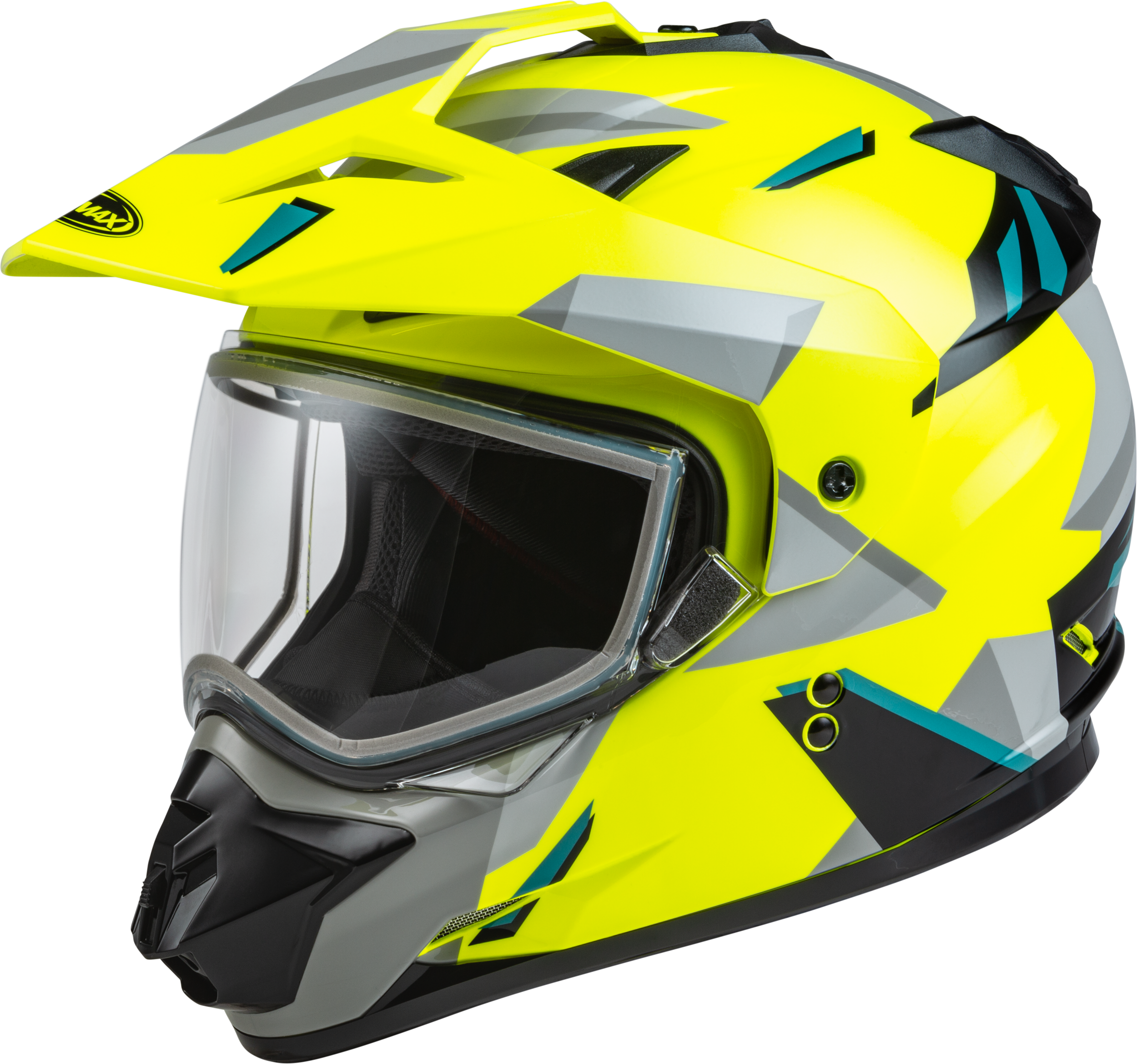 GM-11S RIPCORD ADVENTURE SNOW HELMET HI-VIS/GREY/BLUE XL