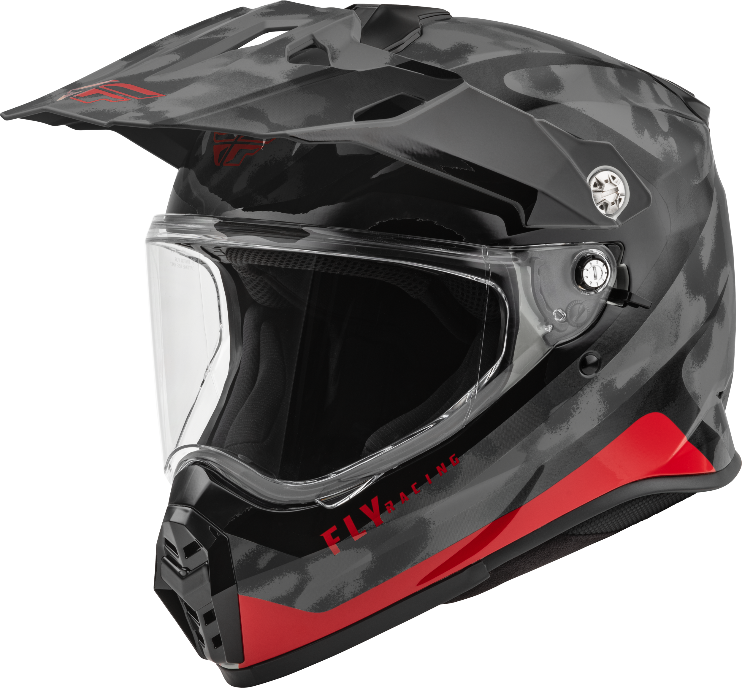 TREKKER PULSE HELMET BLACK CAMO/RED 2X