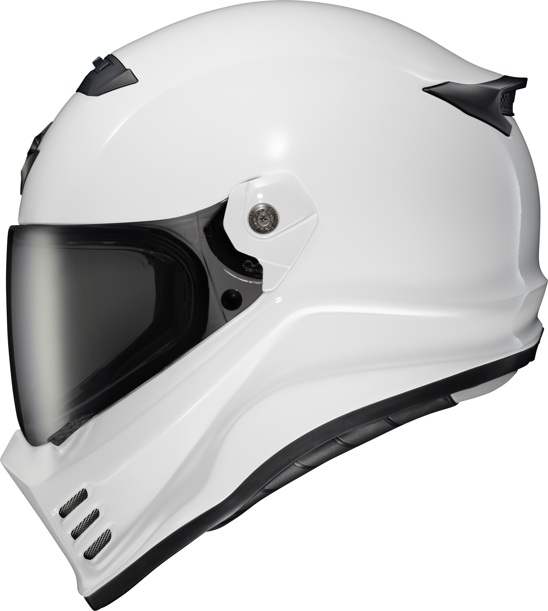 COVERT FX FULL FACE HELMET GLOSS WHITE XL